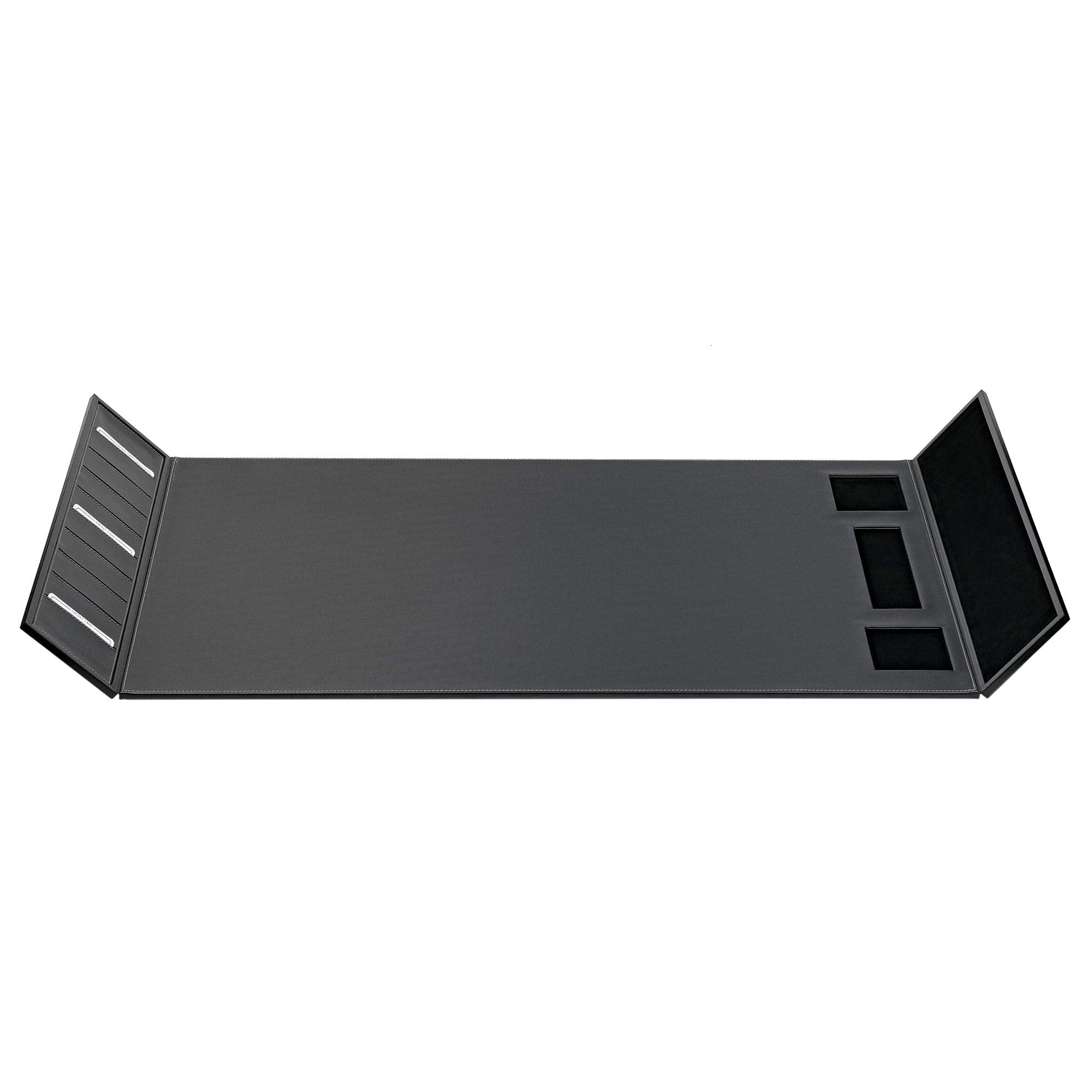 Premium Black Leather Desk Mat 34