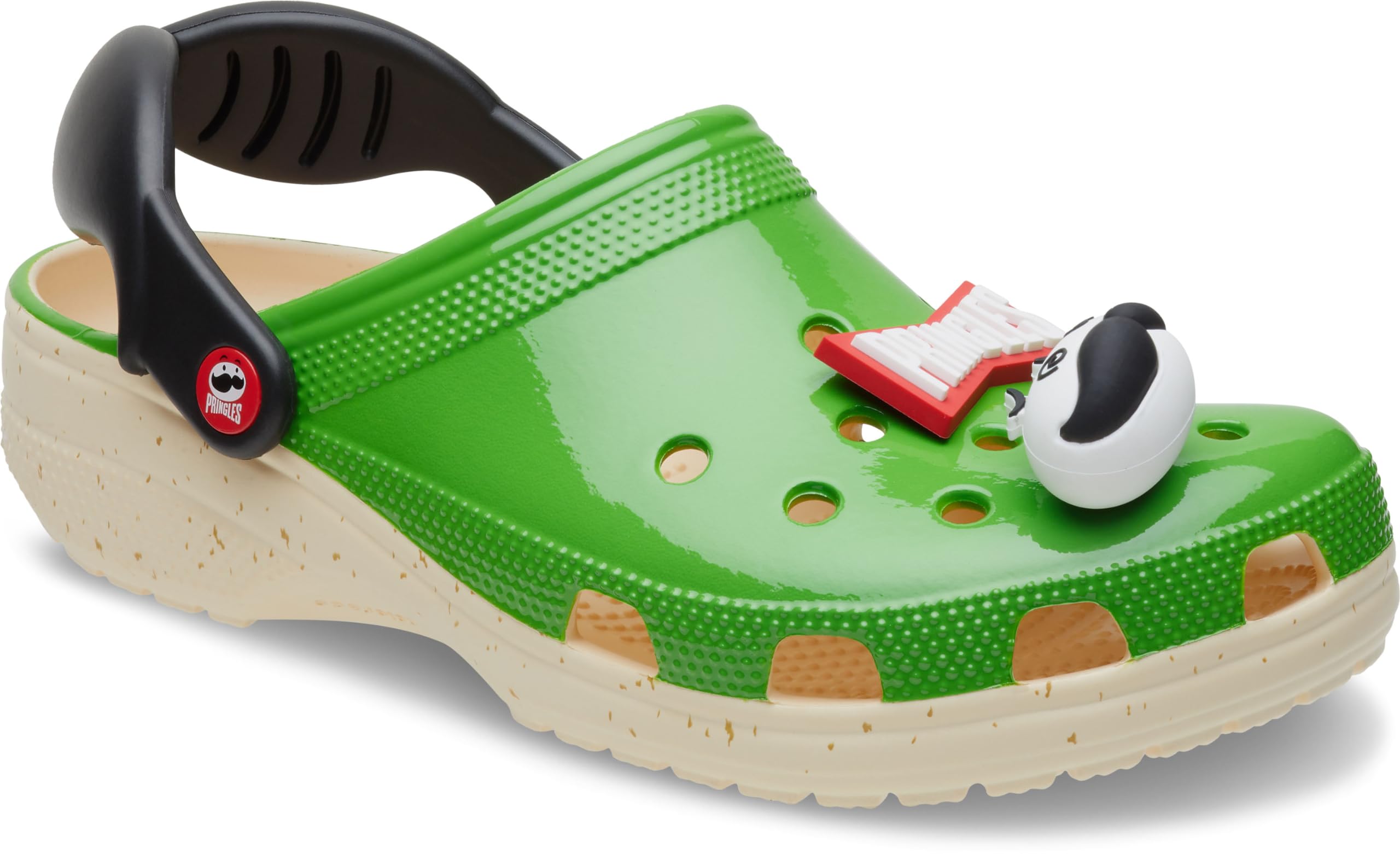 Crocs Unisex-Adult Pringles X Classic Clog | Comfortable Slip-On Shoes for Men & Women | Perfect for Casual Wear, Beach, Pool & Outdoor Activities