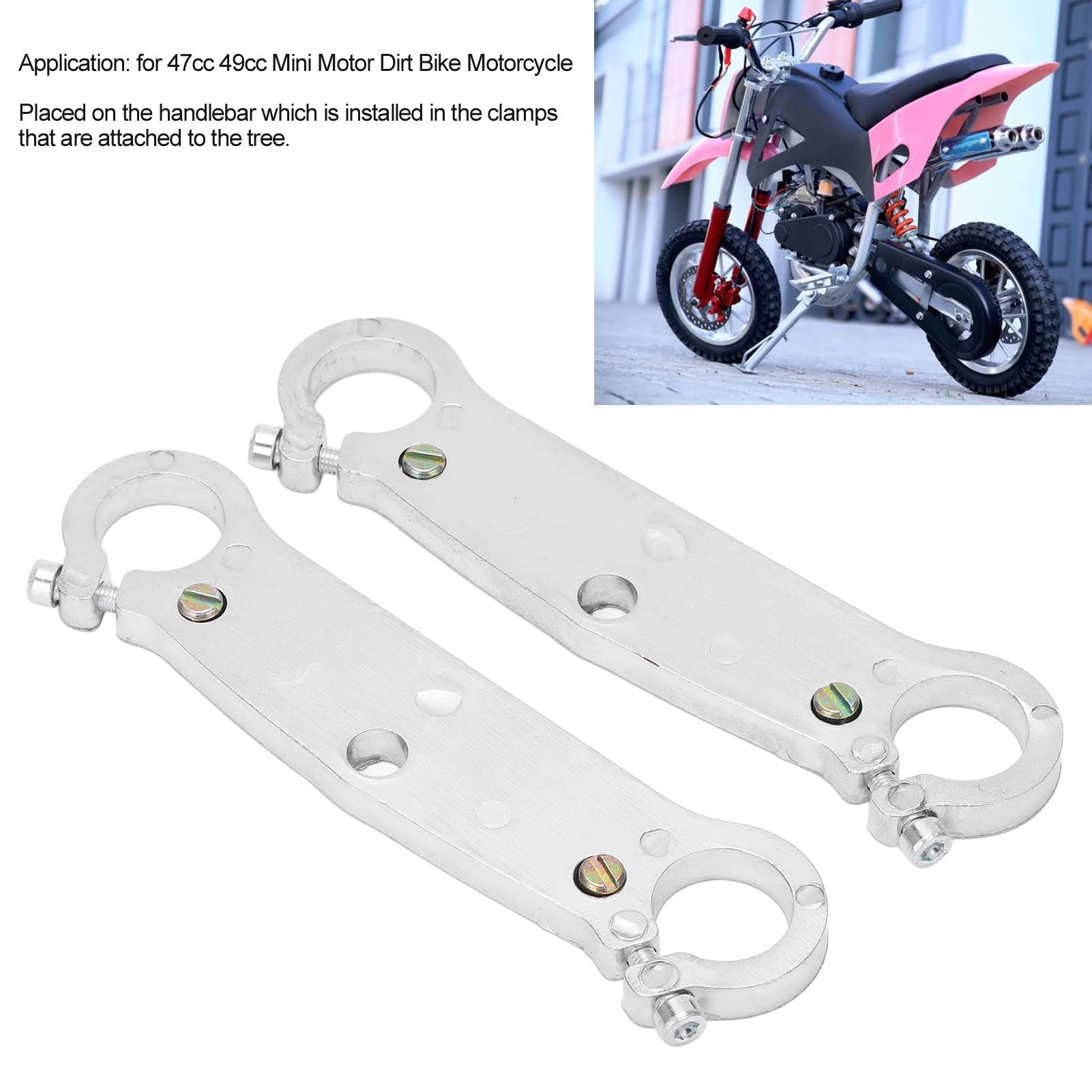 22mm Front Fork Yokes & Triple Tree Fork Set - 0.87in Upside Down Replacement for Mini Dirt Bike Motorcycle Suspension System | Perfect for Off-Road Racing & Trail Riding