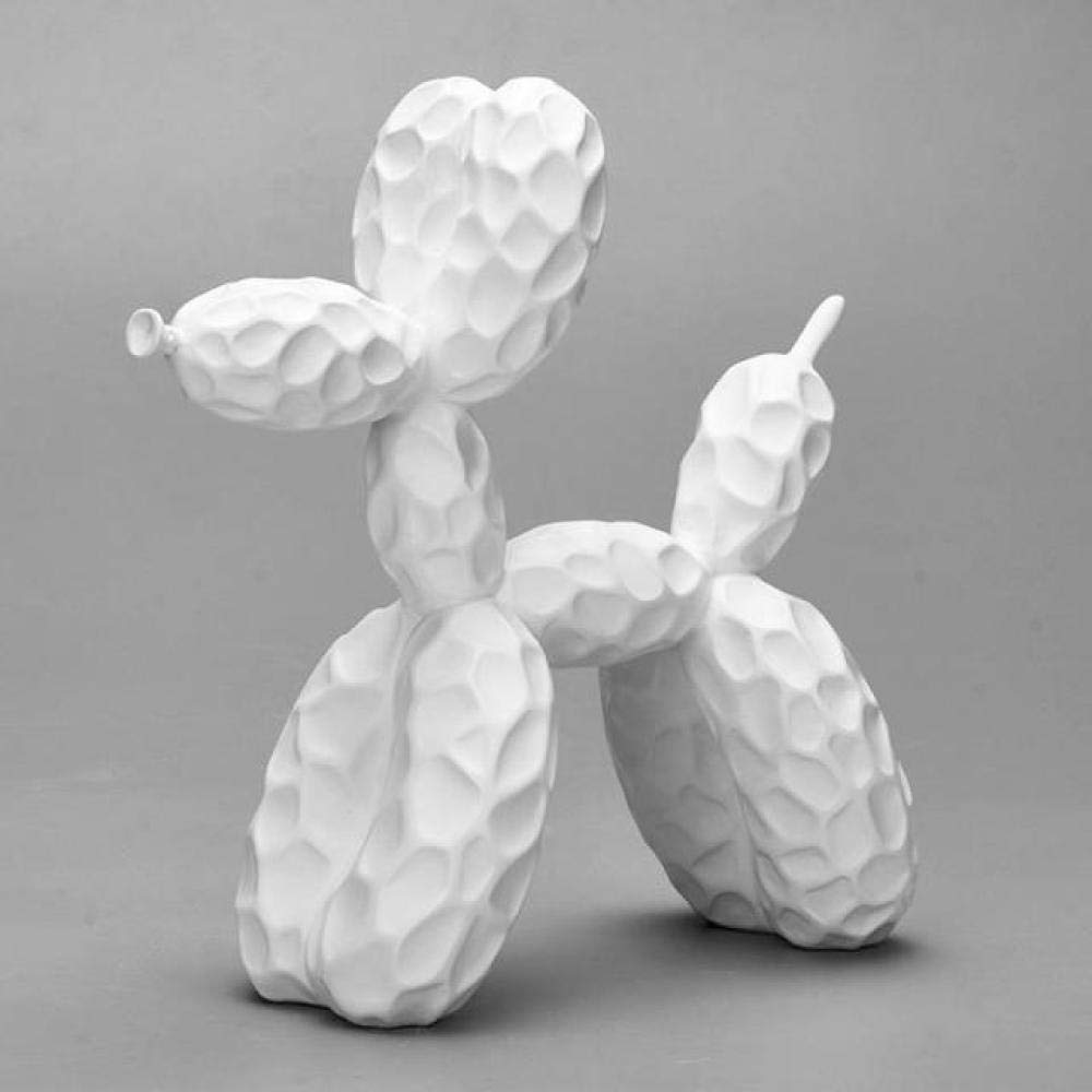 LIUSHI Balloon Dog Figurine Statue - Modern Home Decor Sculpture for Living Room, Office & Party Decoration | Animal Figures & Unique Gift Idea for Dog Lovers