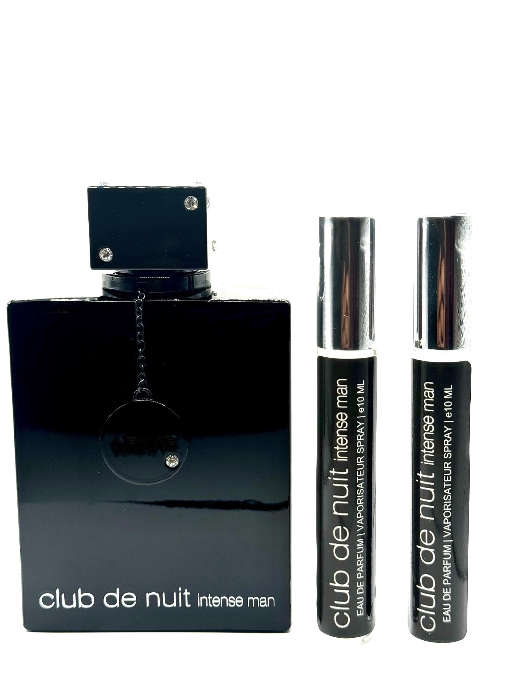 Club de Nuit Intense Man EDP 10ml by Synonymous - 2 Pack Travel Size Perfume for Men | Premium Cologne for Daily Wear, Office & Special Occasions