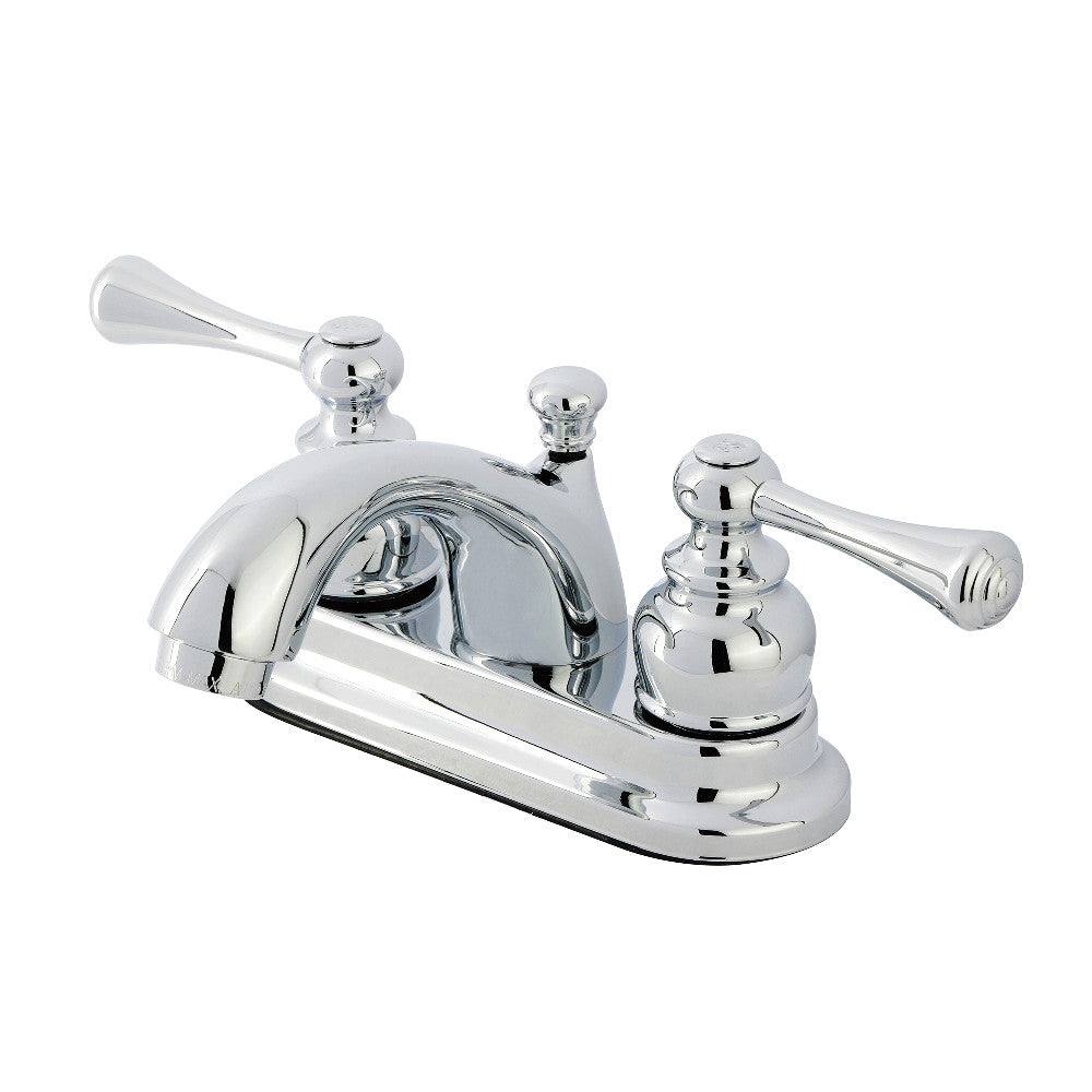 Kingston Brass KB3607BL 4-Inch Centerset Bathroom Faucet - Modern Water-Saving Design for Vanity Sinks, Perfect for Home & Hotel Bathroom Renovations