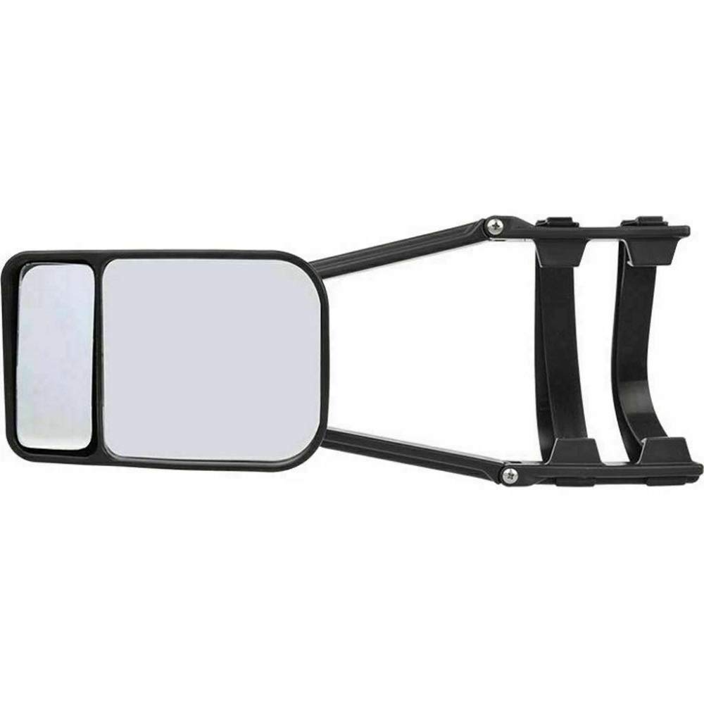 Adjustable Clip-On Car Towing Mirrors - 360° Rotatable Extendable Camper Mirror Extensions for Safer Towing (Not Universal Fit) | Perfect for RV Trailers, Boat Hauling & Truck Camping