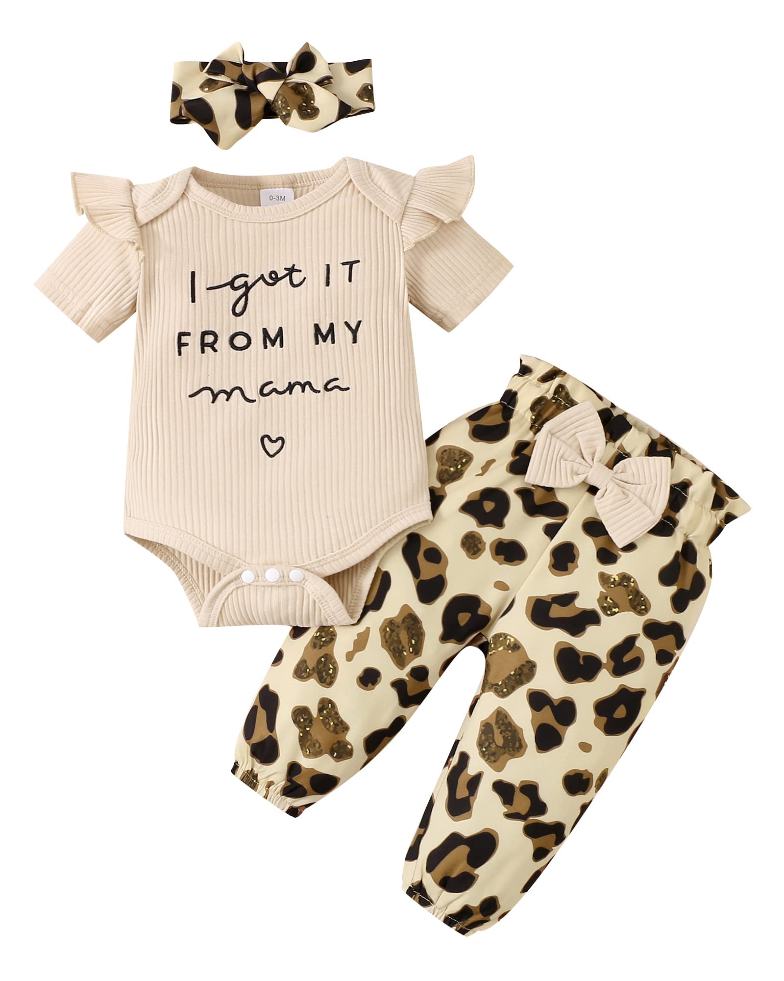 Newborn Baby Girl Clothes - Soft Long Sleeve Romper & Floral Pant Set for Fall Winter | Cute Infant Outfits for Photo Shoots, Family Gatherings & Daily Wear