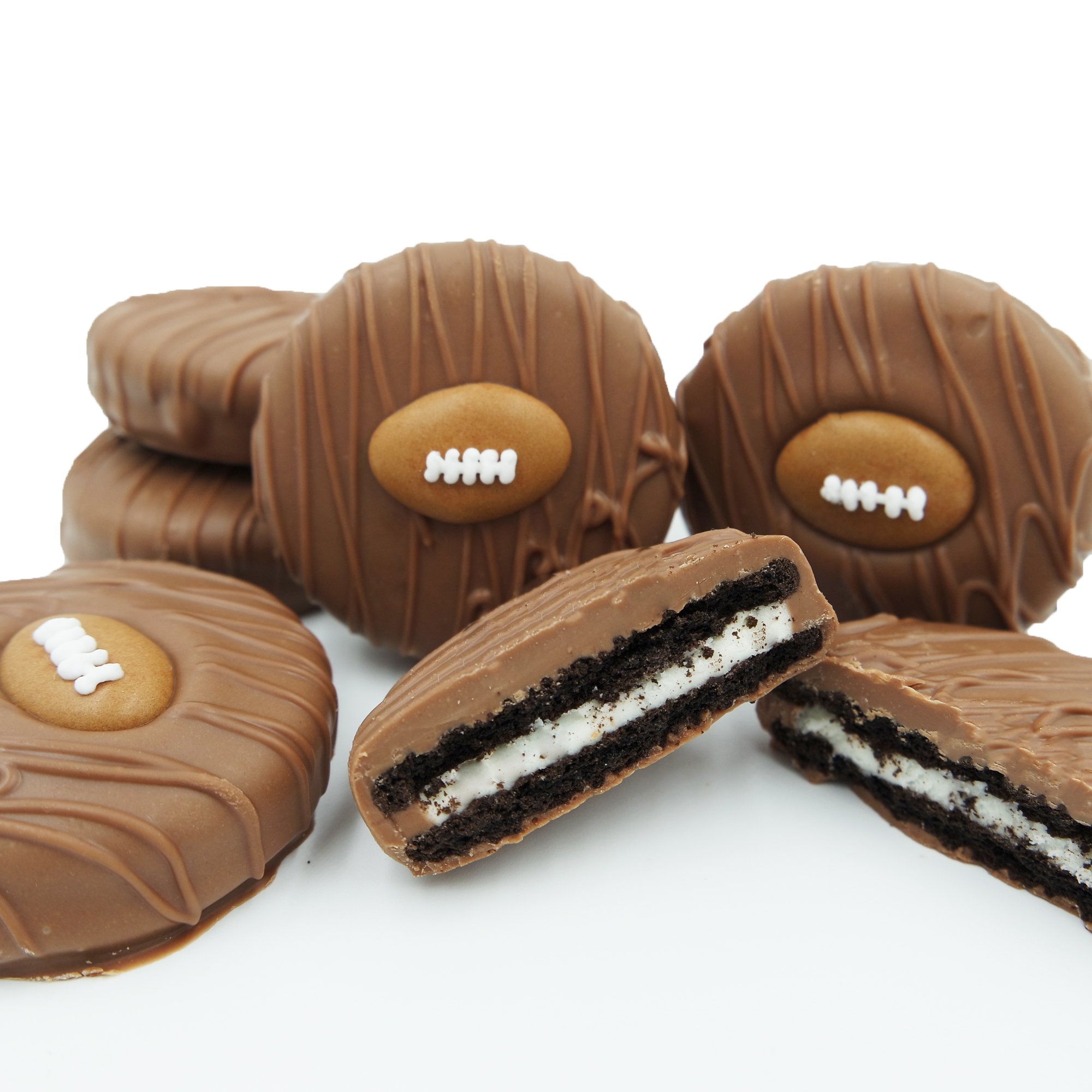 Philadelphia Candies Milk Chocolate Covered OREO Cookies - 8 oz Football-Themed Gift for Sports Fans, Parties & Holiday Treats