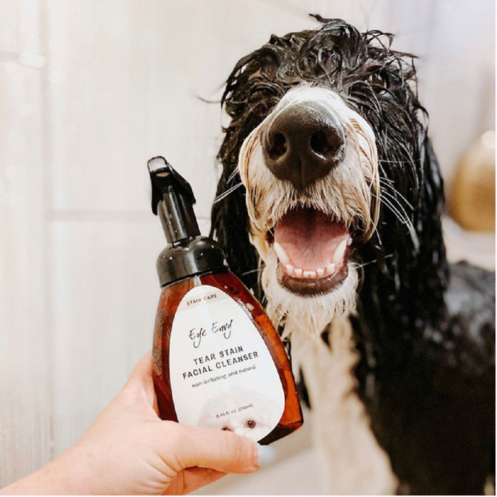 Best Foaming Tear Stain Remover for Dogs & Cats - Gentle Eye Cleaner Solution | Perfect for Daily Pet Grooming & Tear Stain Prevention