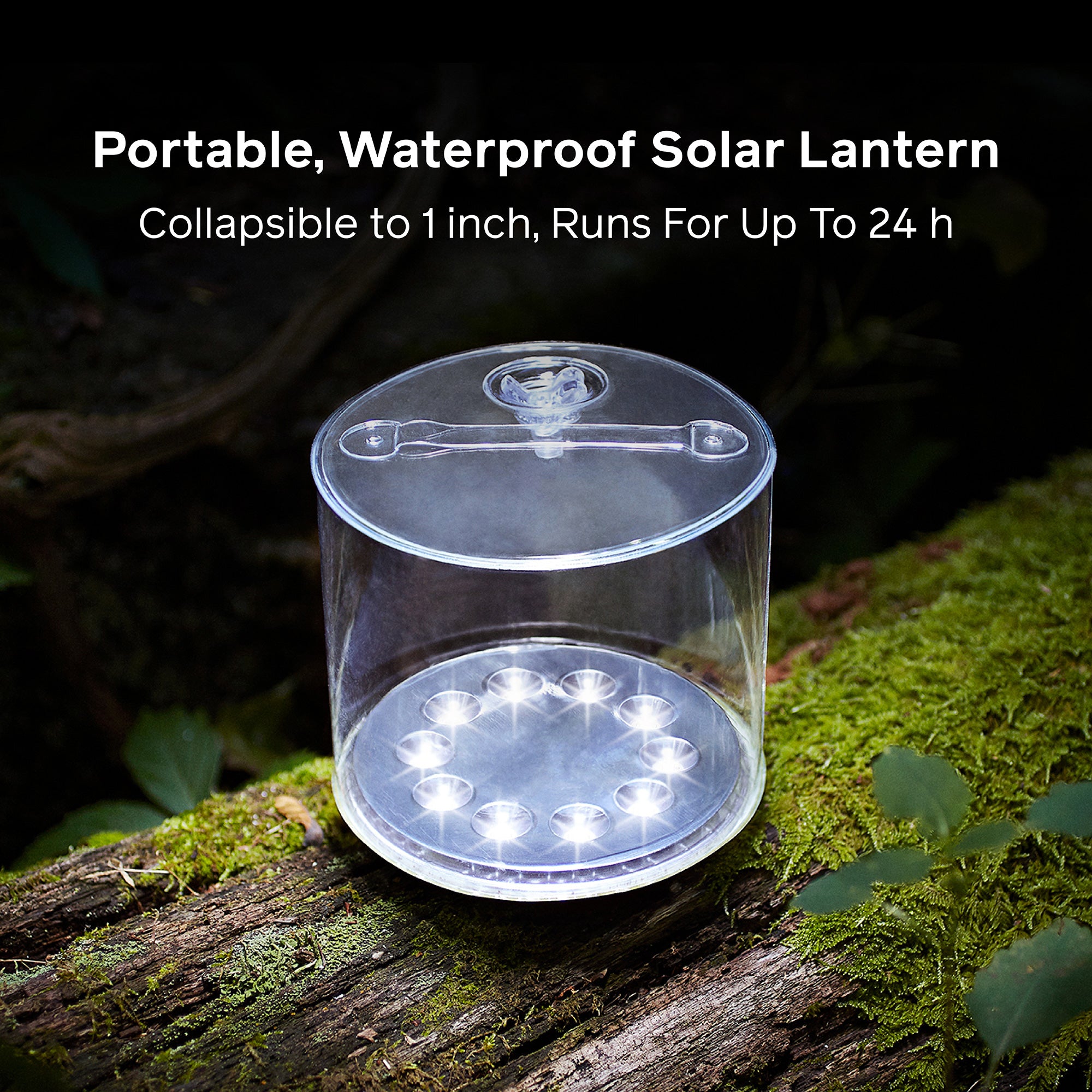Luci Original Clear Solar Inflatable Light - Portable Outdoor Camping Lantern for Hiking, Backpacking, Emergency & Power Outages