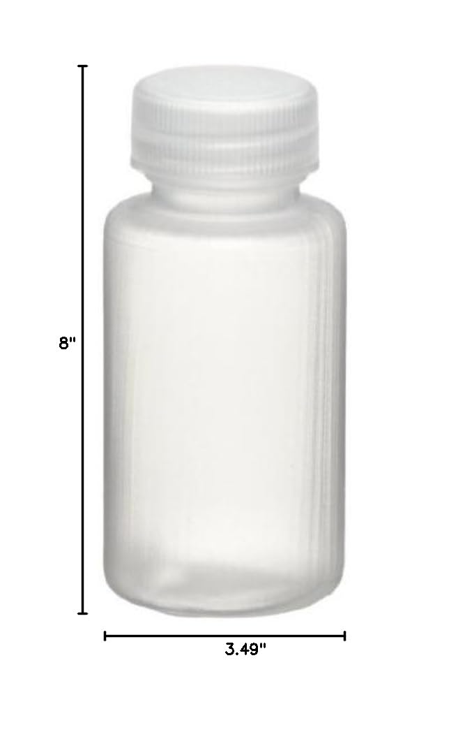 6-Pack 32 Oz HDPE Narrow Mouth Bottles (301705 0032) - Ideal for Food Storage, DIY Projects & Laboratory Use