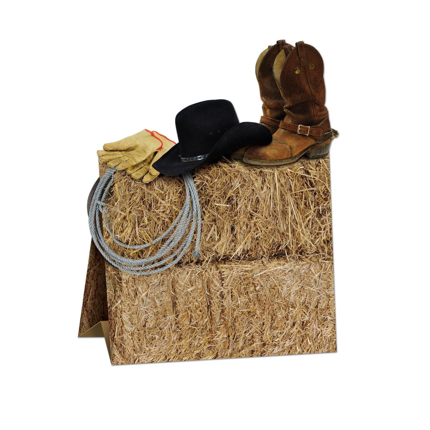 12 Pack Beistle 3D Western Party Centerpieces for Cowboy Theme Decorations - Perfect for Birthday, Wedding, and Western Party Decor