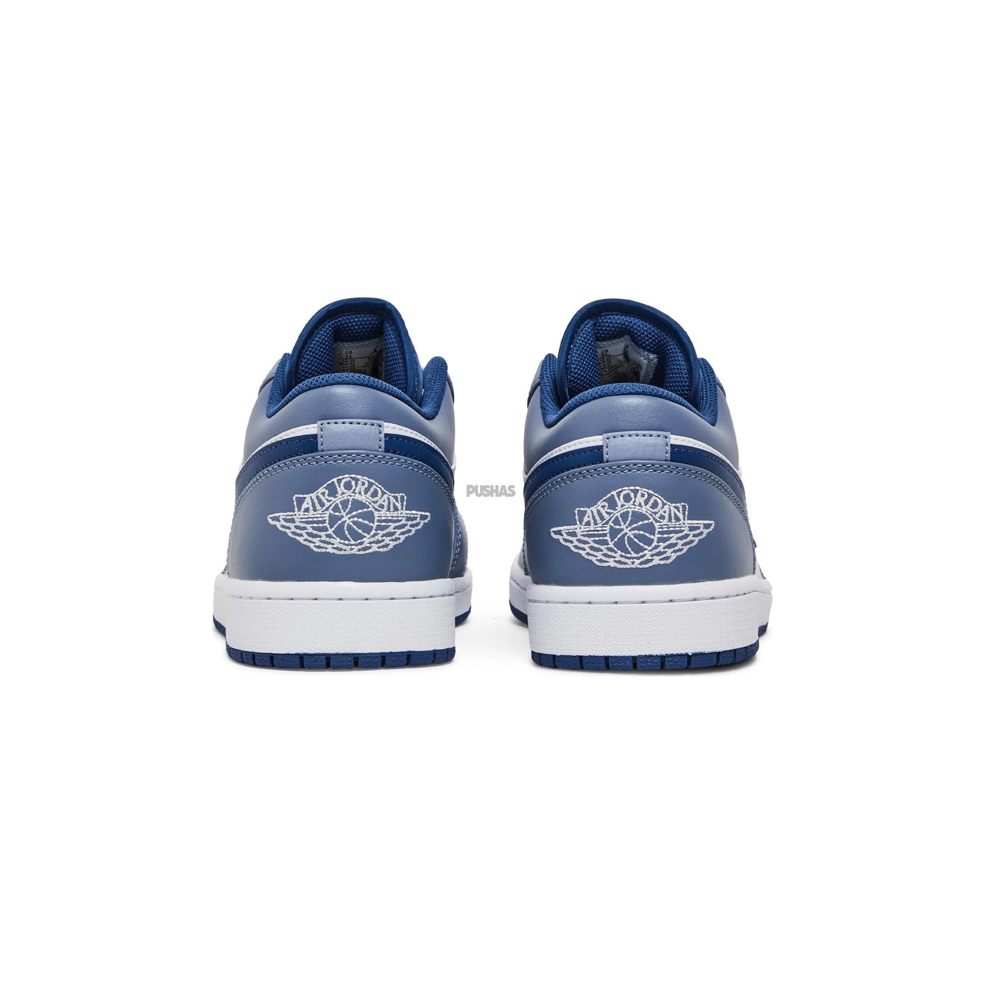 Air Jordan 1 Low 'Slate Blue Navy' GS Sneakers for Girls (2022) - Comfortable Basketball Shoes for School, Sports & Casual Wear