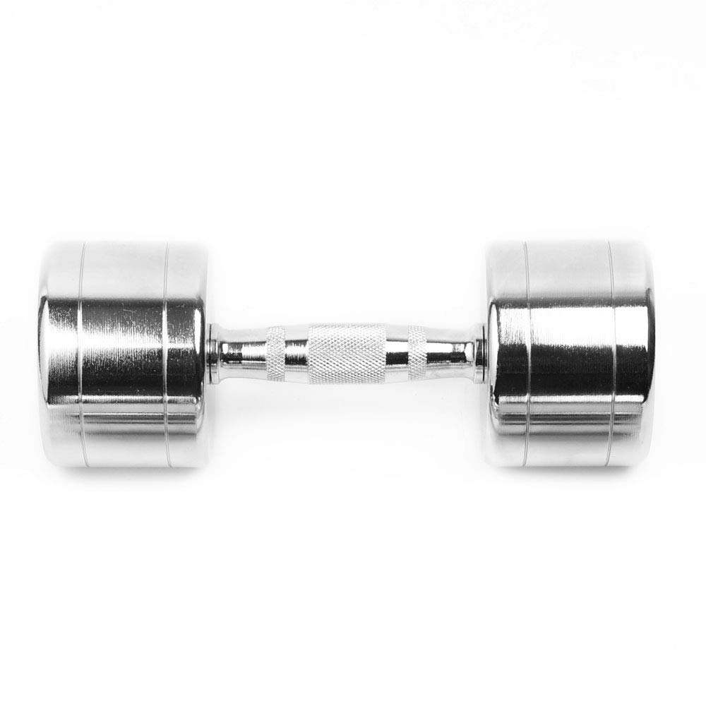 Rhegeneshop Chrome Fixed Solid Weight Dumbbells for Home Gym & Strength Training - Perfect for Weightlifting, CrossFit, and Full-Body Workouts