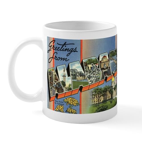 White - Greetings From Alabama Mug
