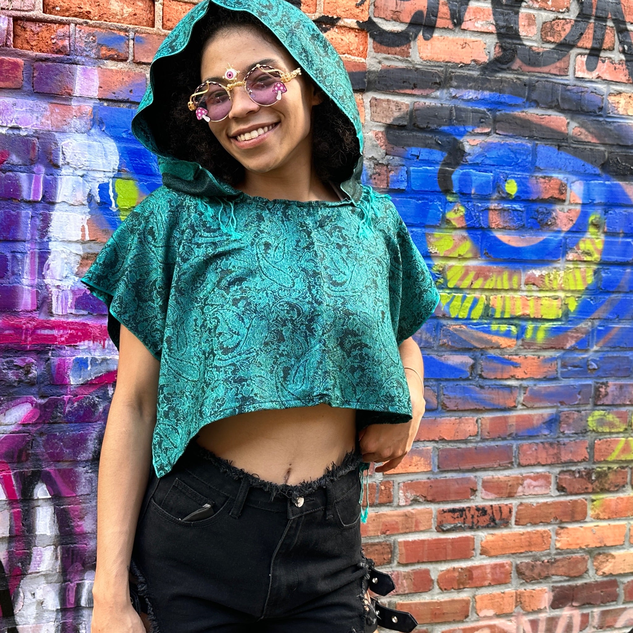 ELF FAE SS Crop Top - Trendy Short Sleeve Summer T-Shirt for Women | Perfect for Music Festivals, Beach Outings & Casual Streetwear