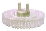 Microwave 74 Cassette Processing Rack - Lab Tissue Sample Holder for Histology & Pathology | Ideal for Medical Laboratories & Research Facilities