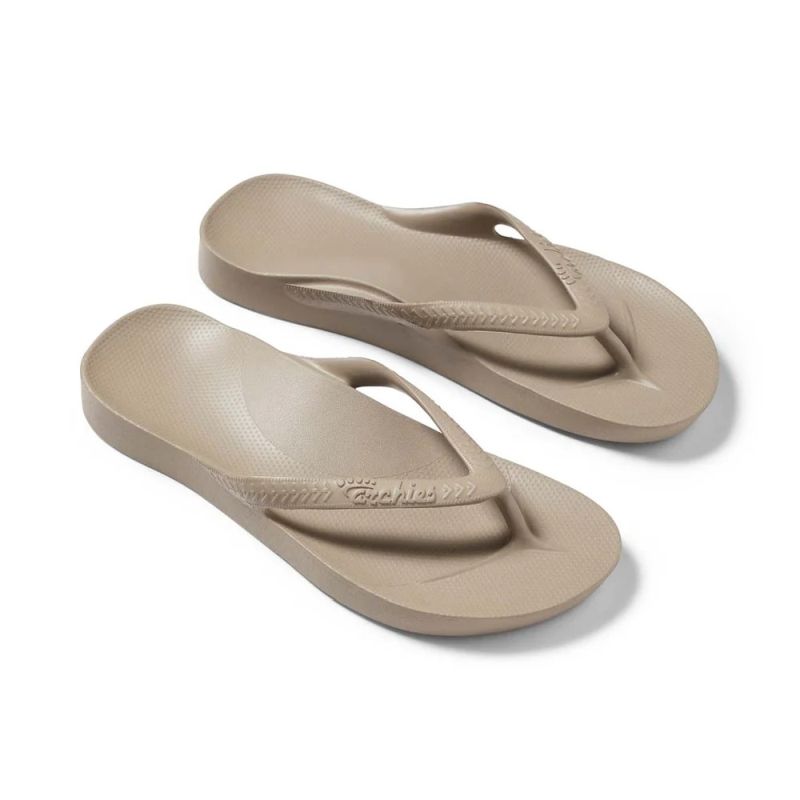 Archie's Arch Support Thongs for Women & Men – Comfortable Orthopedic Sandals for Flat Feet & Plantar Fasciitis Relief – Perfect for Beach, Pool & Summer Walking