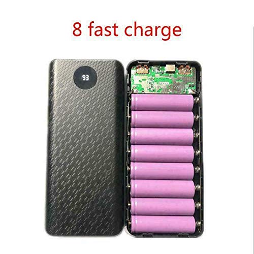 NATEFEMIN QC 3.0 Fast Charger DIY Kit - 18650 Battery Case Shell for Power Bank & USB Charging (No Battery Included) | Perfect for Camping, Travel & Emergency Power Backup