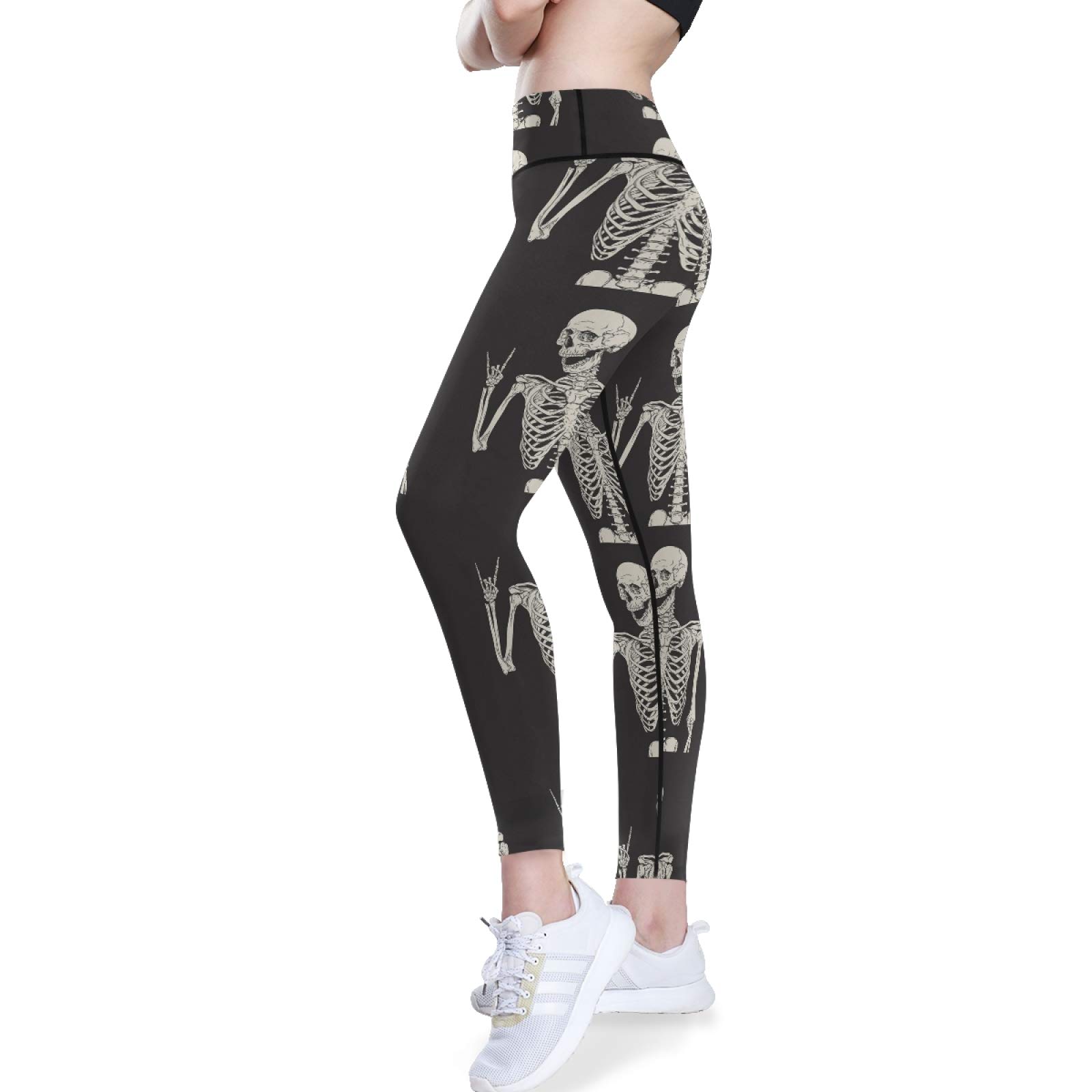 High Waist Yoga Pants with Hidden Pockets - Tummy Control Workout Leggings for Women | Running & Gym