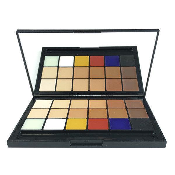 RCMA Kevin James Bennett (KJB) Professional Makeup Complexion Palette - Contour, Highlight & Correct for Flawless Skin - Perfect for Bridal, Photoshoot & Everyday Makeup
