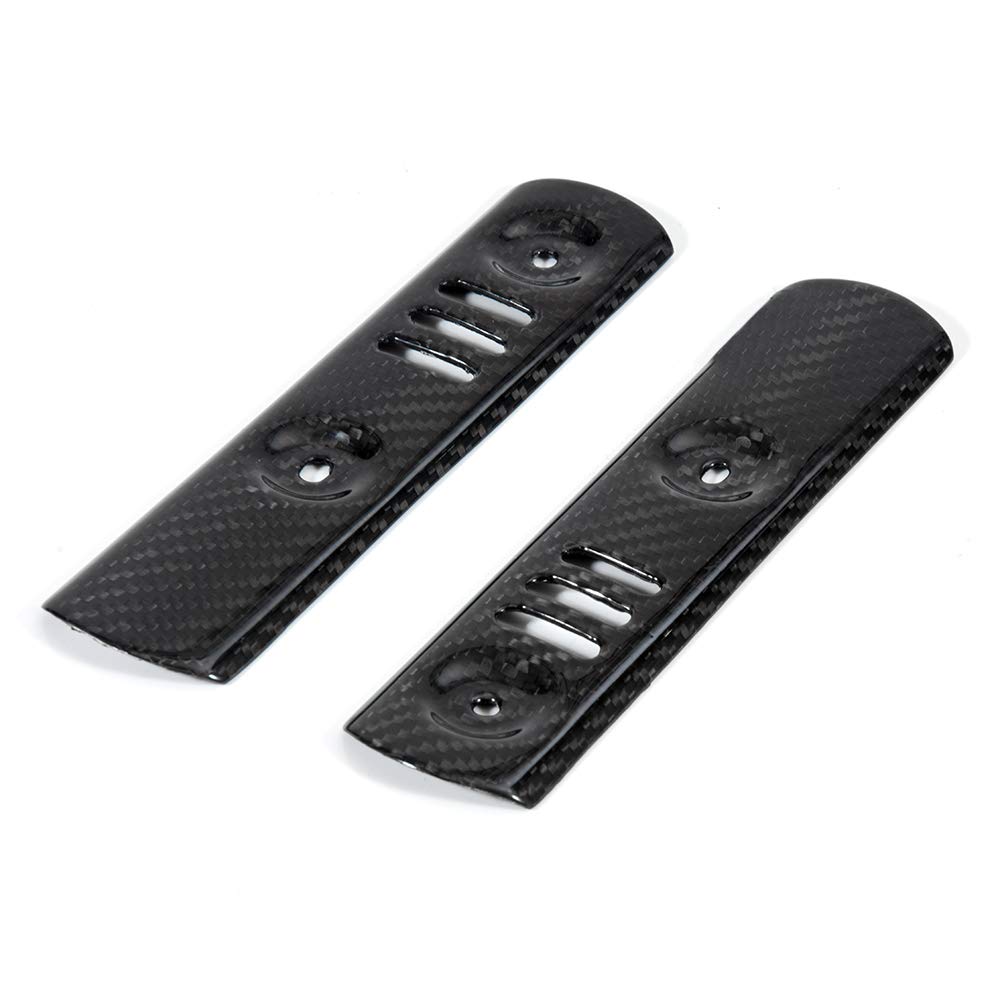 Premium Carbon Fiber Motorcycle Side Panels & Radiator Grille Cover for Yamaha XSR900 (2017-2019) - Gloss Black Finish | Enhanced Protection & Style for Street & Track Riding