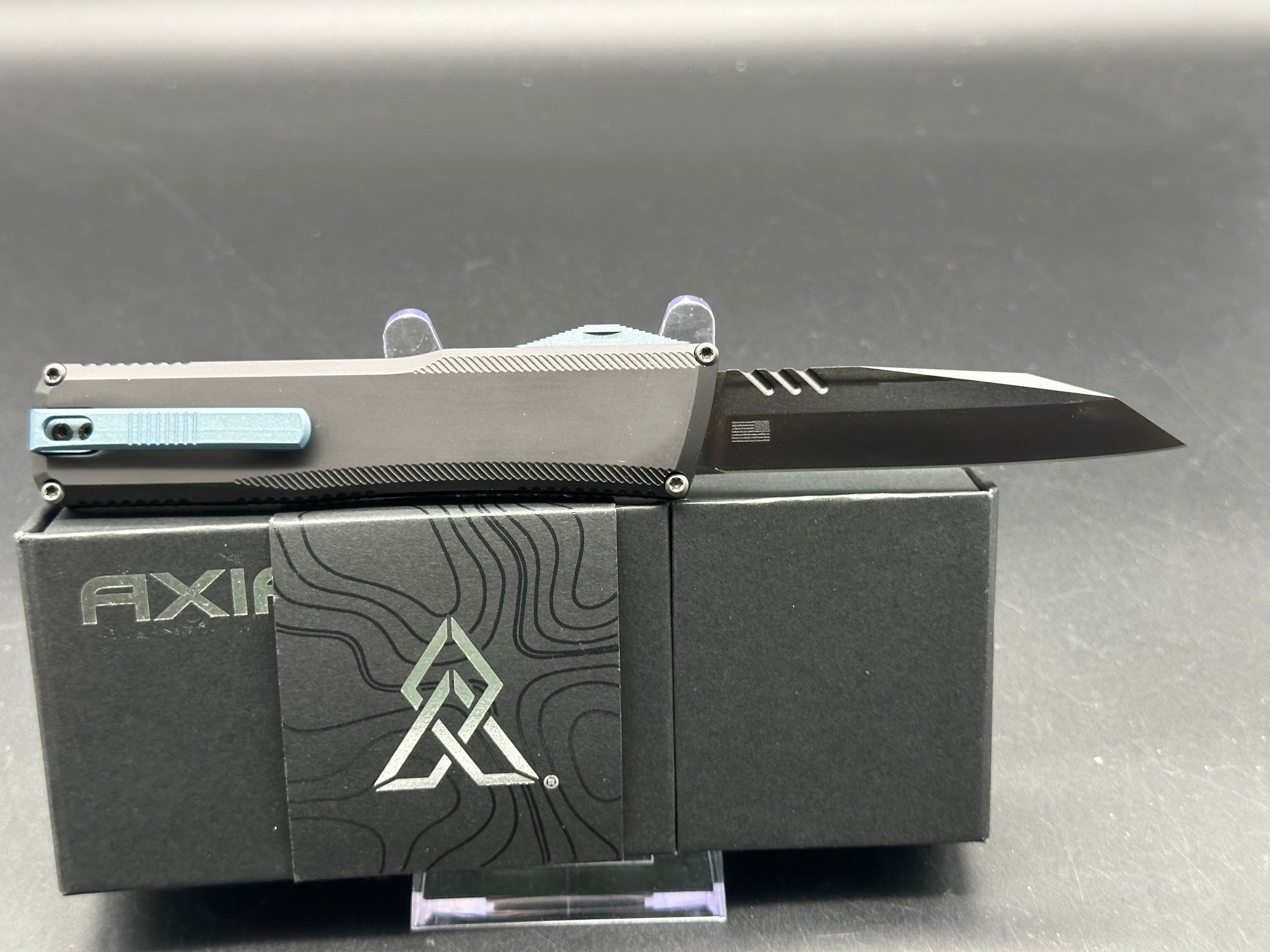 AXIAL Shift Gen 3 Wharncliffe DLC Coated Folding Knife - EDC Pocket Knife for Outdoor, Camping & Everyday Carry