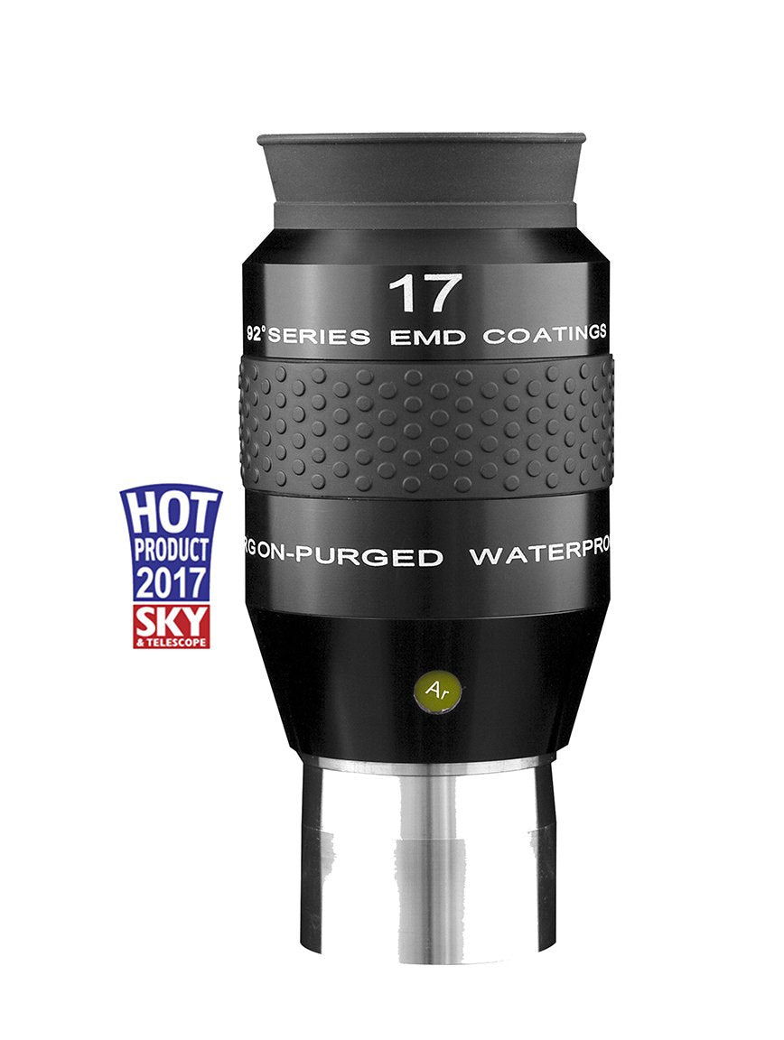 92º Series 17mm Long Eye Relief Eyepiece for Telescopes - High Quality Astronomy Accessory (EPWP9217 01) - Perfect for Stargazing, Astrophotography & Celestial Observation