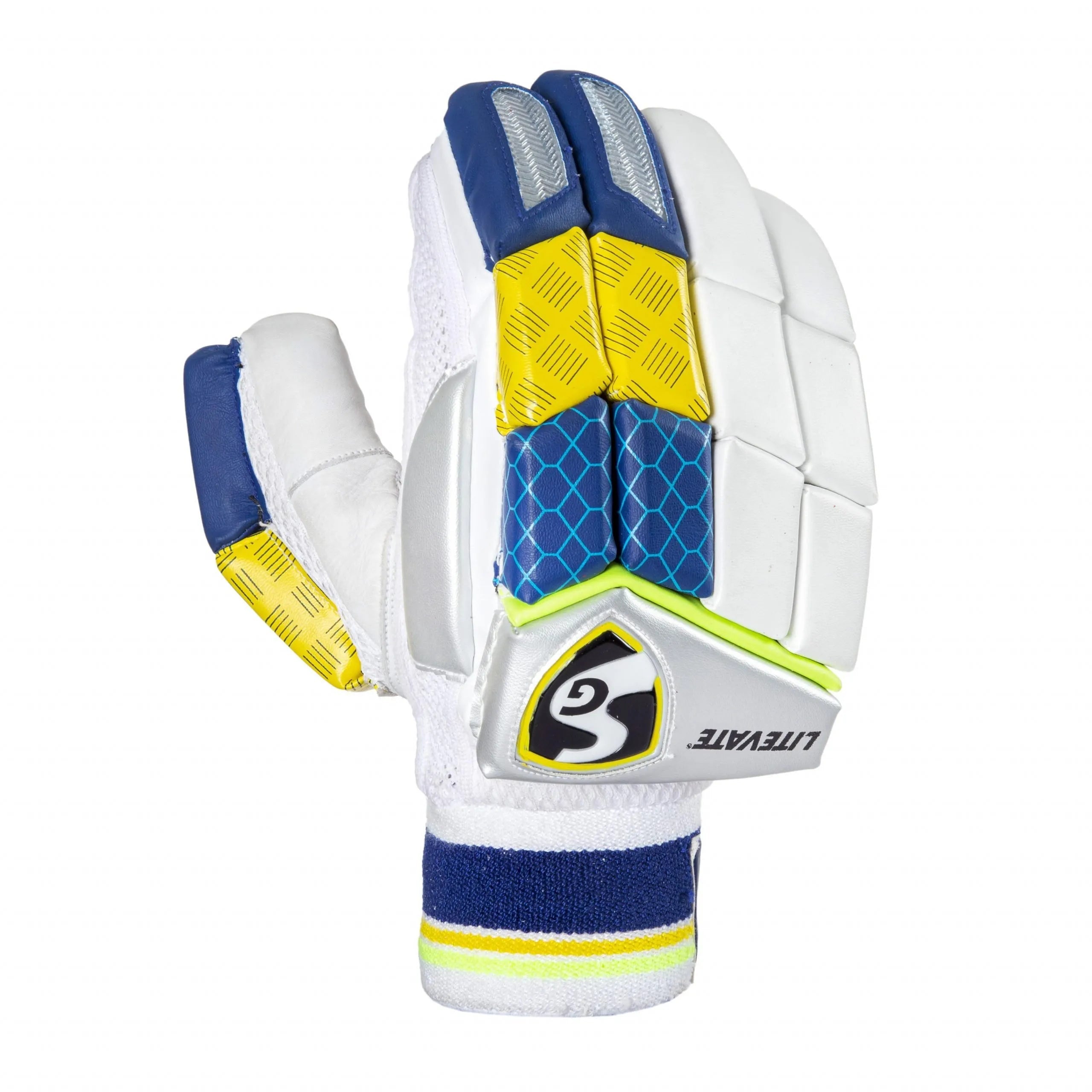 SG Litevate Cricket Batting Gloves - Premium Leather Protection for Cricket Players - Perfect for Practice, Training & Competitive Matches