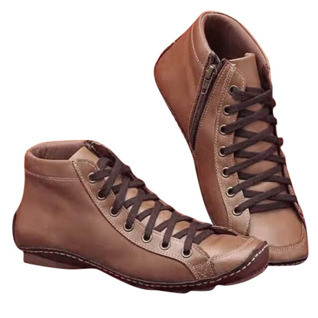 Women's Ankle Boots - Winter Dress Booties with Non-Slip Sole | Comfortable Loafers & Work Boots for Women | Perfect for Office, Casual Outfits & Winter Fashion