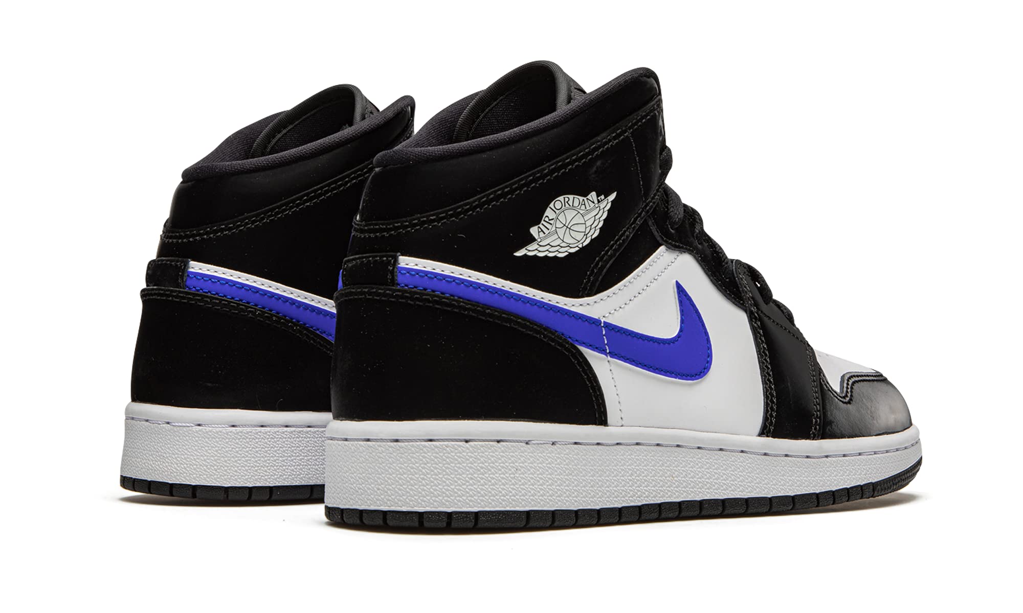 Jordan Youth Air 1 Mid GS Sneakers - Size 6Y (554725-084) | Racer Blue Basketball Shoes for Kids - Perfect for School, Sports & Casual Wear