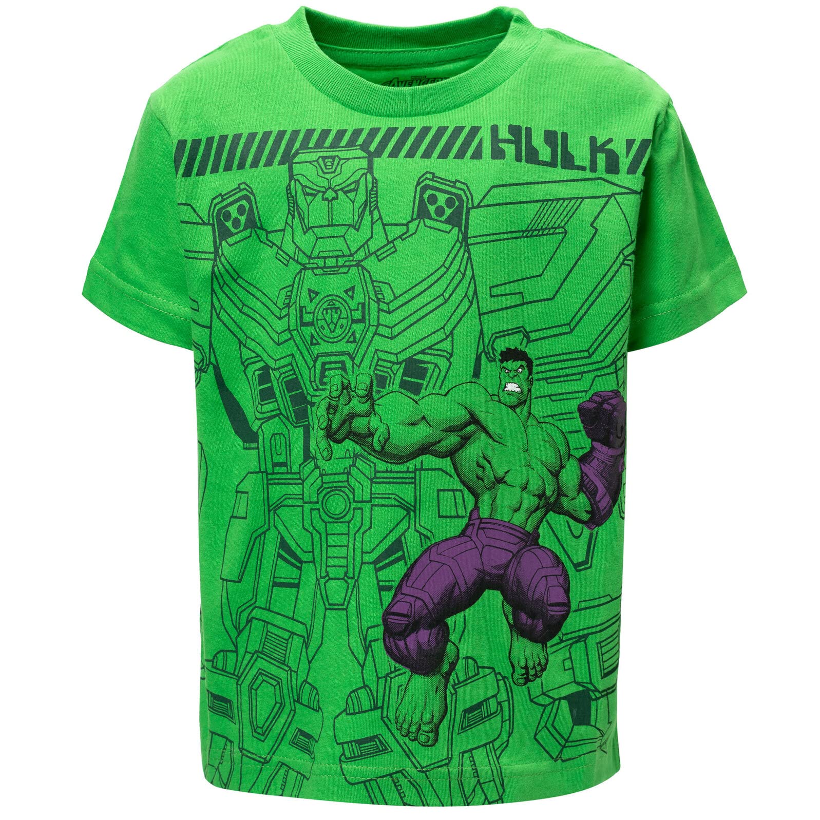 Marvel Avengers Spider-Man Mech Strike 4 Pack Boys' Cosplay Athletic T-Shirts - Toddler to Big Kid Sizes (2T-20) - Superhero Costume for Dress Up, Birthday Parties & Comic Con Events