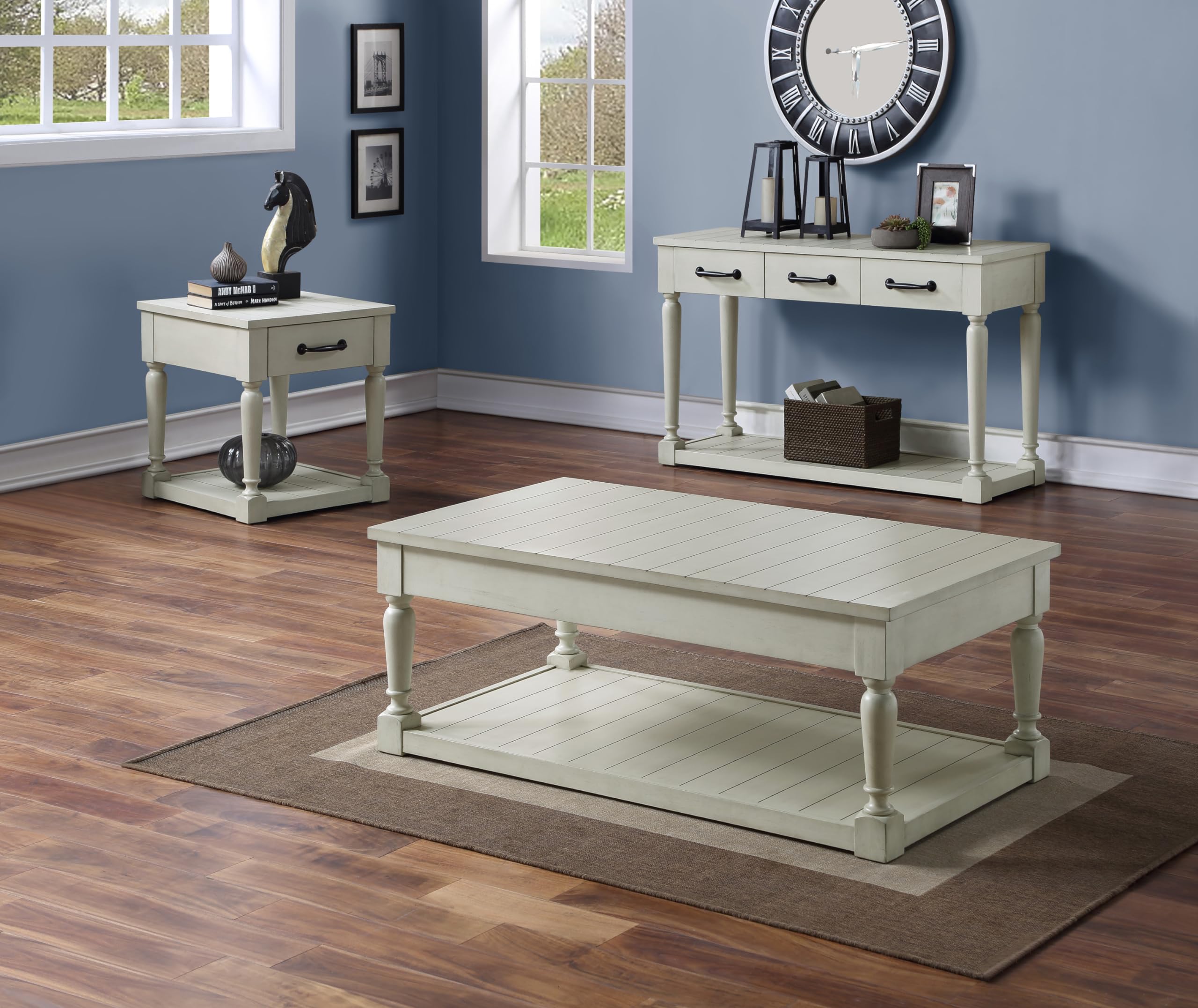 Steve Silver Co Hemingway Lift Top Coffee Table - Modern Lift-Top Design with Storage for Living Room, Office & Small Spaces - Perfect for Laptops, Books & Home Decor