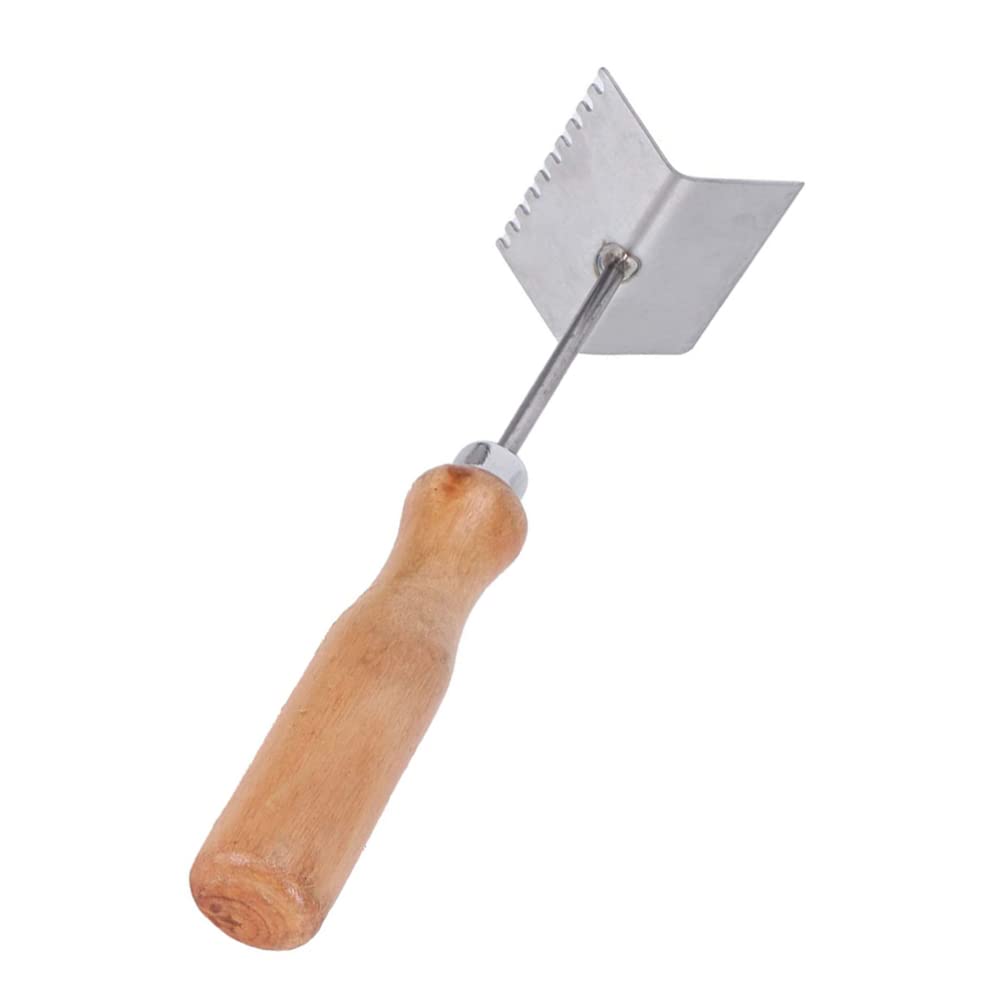 Professional Beehive Shovel & Frame Scraper - Stainless Steel Beekeeping Cleaning Tool for Hive Maintenance | Ideal for Honey Harvesting & Wax Removal