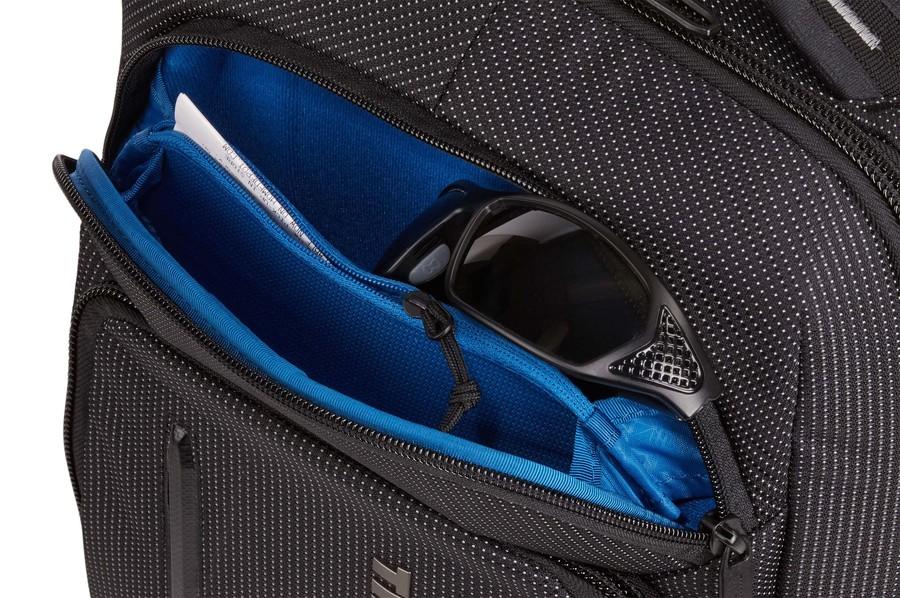 Thule Crossover 2 Laptop Backpack 20L - Durable Water-Resistant Business & Travel Backpack for Men & Women - Perfect for Commuting, Office Work & College Students (Black)