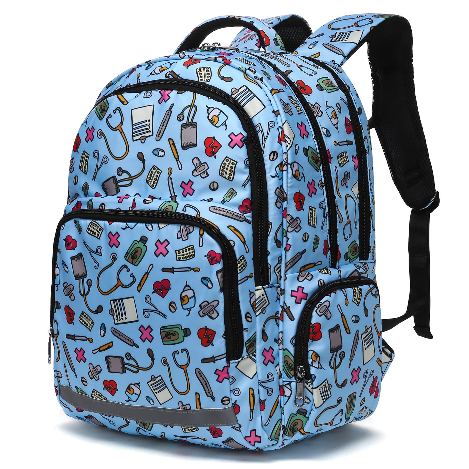 Gatycallaty Nurse Backpack for Women - Waterproof Laptop Backpack for Nursing Students, CNA, CMA - Hospital, College & Commuter Essentials Bag - Perfect Gift for Nurses (Blue) | Ideal for Clinical Rotations, Work & Travel