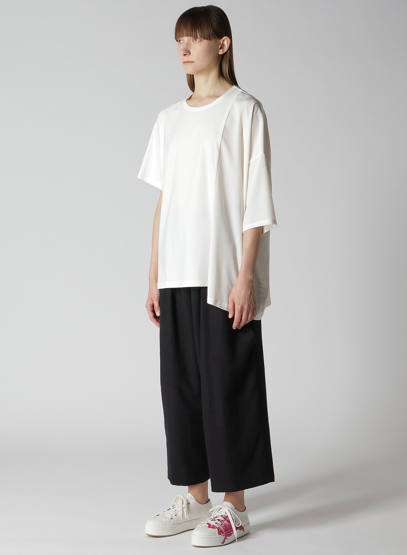 Elegant Crepe de Chine Left Drop Blouse for Women - Soft & Flowy Casual Top for Office, Date Night & Special Occasions