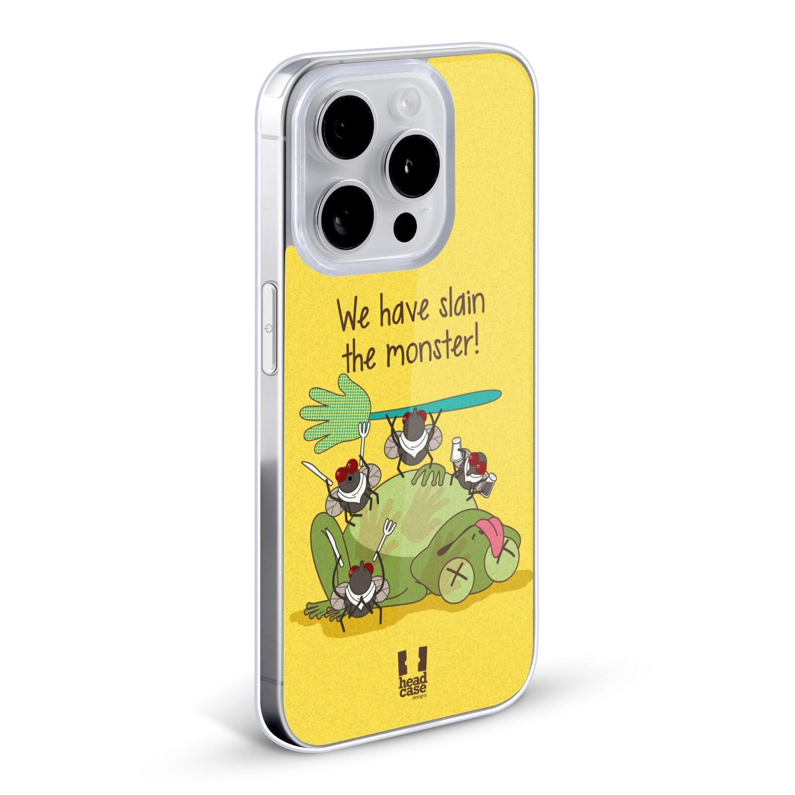 Slain Monster Opposite Day Soft Gel Case for Apple iPhone X/Xs - Durable Protective Cover with Fun Design | Perfect for Everyday Use, Work & Play