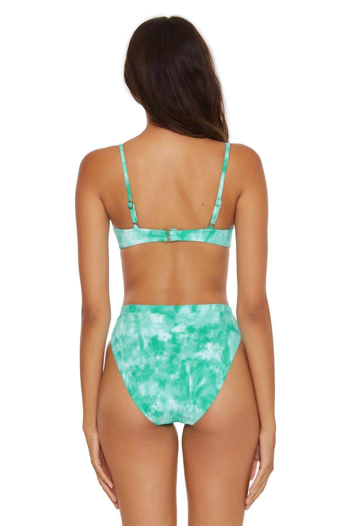 Crystal Sarah Rib Underwire Bra for Women - Comfortable D-Cup Support with Jasper Pattern | Perfect for Everyday Wear & Special Occasions