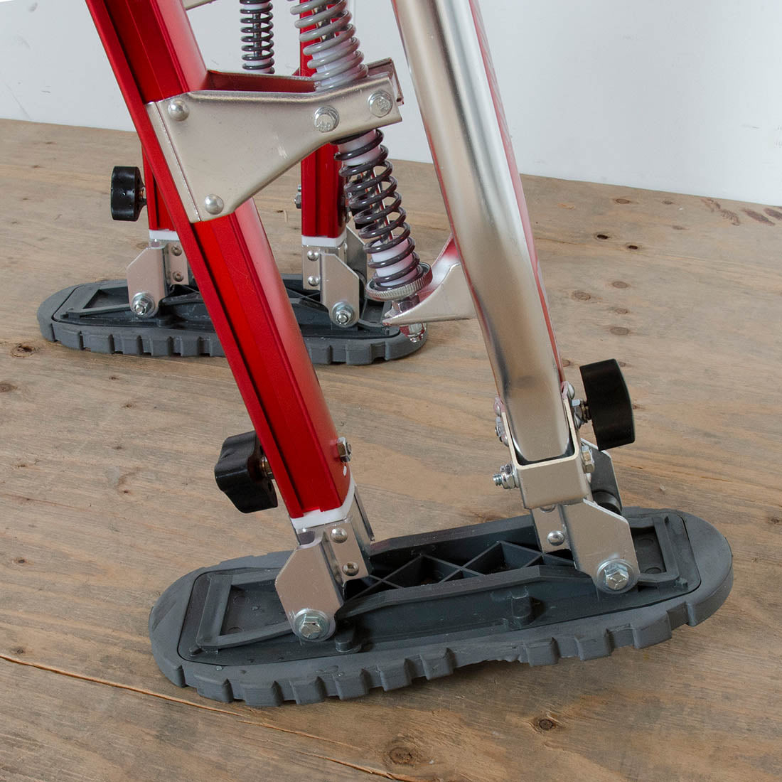 Buildman™ 18-30 Inch Adjustable Drywall Stilts - Professional Construction Tools for Ceiling Work, Painting & Home Renovation Projects