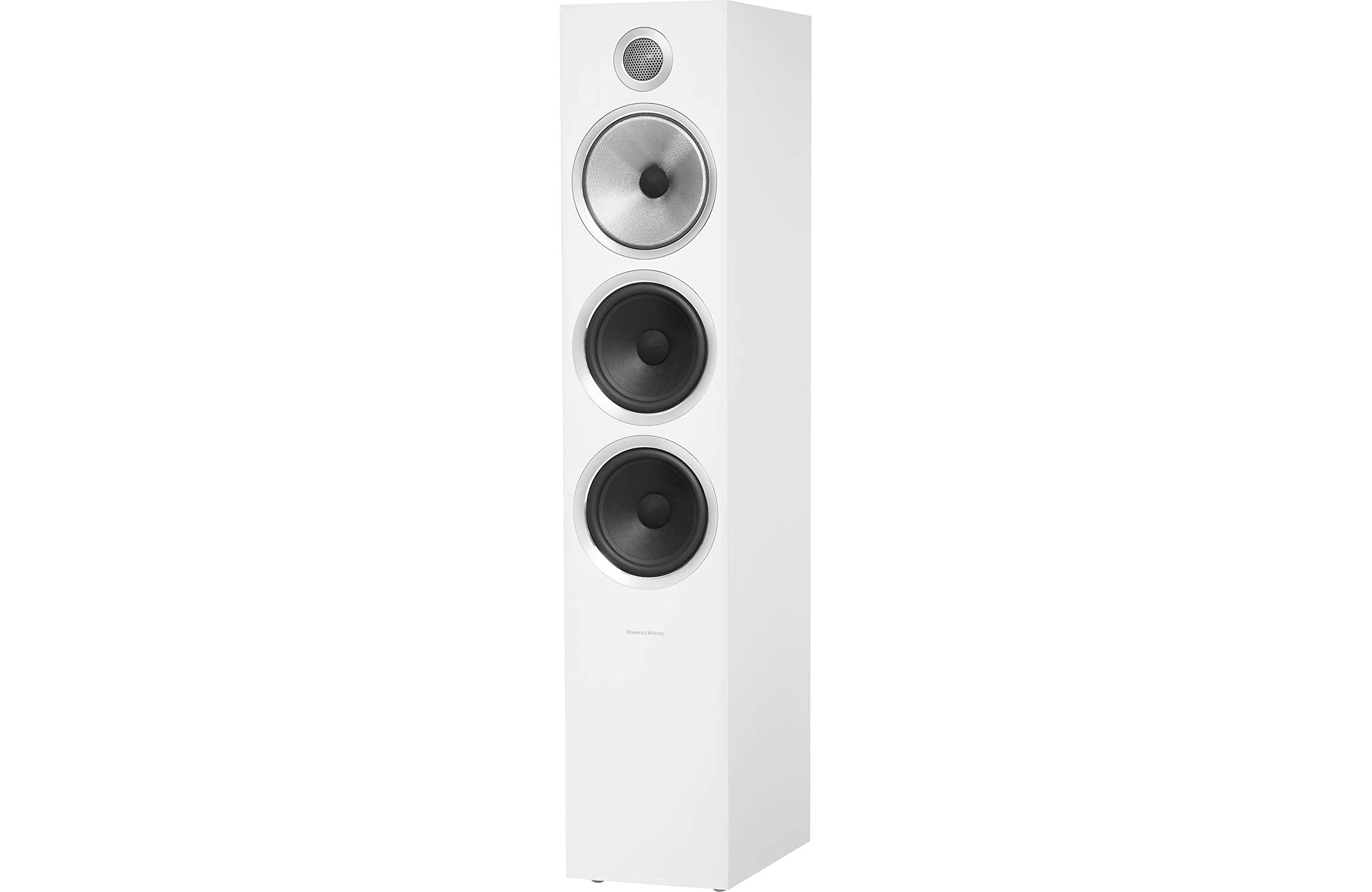 Bowers & Wilkins 703 S2 High-Performance Floorstanding Tower Speaker - Aerofoil Woofers with Flowport Technology & Carbon Dome Tweeter, Gloss Black (Renewed) - Perfect for Home Theater & Audiophile Music Listening