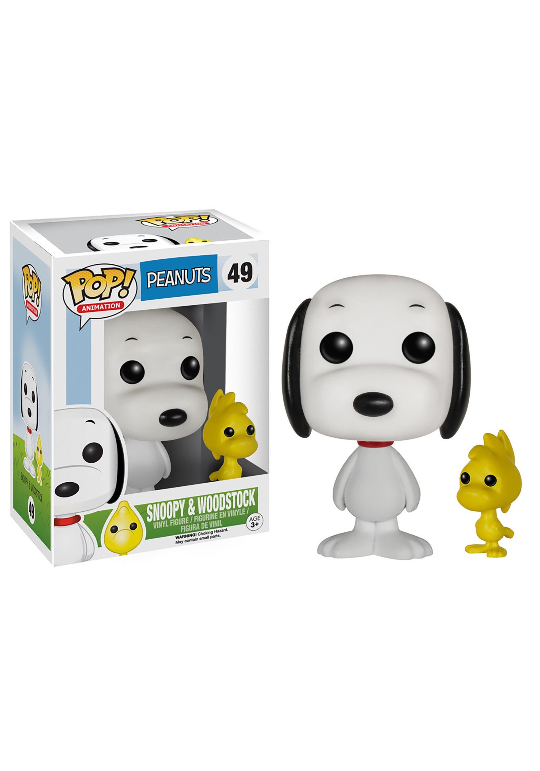 Funko Pop! Peanuts Snoopy & Woodstock Collectible Vinyl Figure - Perfect for Home Decor, Office Display, and Gifts for Peanuts Fans