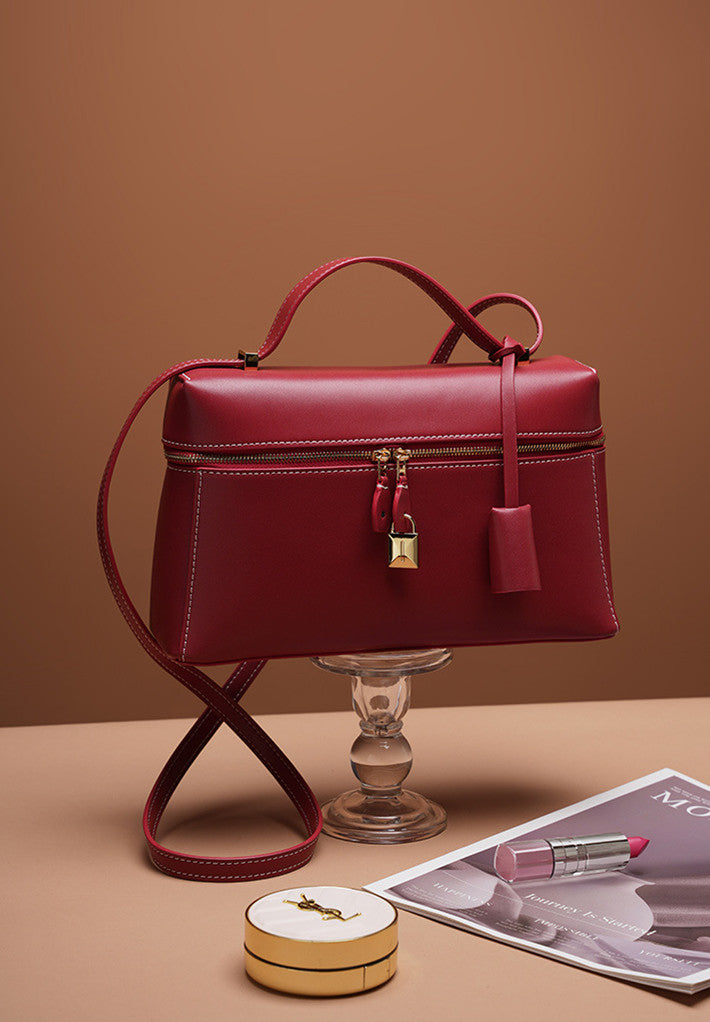 Structured Mini Box Bag for Women - Stylish Crossbody Handbag for Everyday Use, Work, and Travel