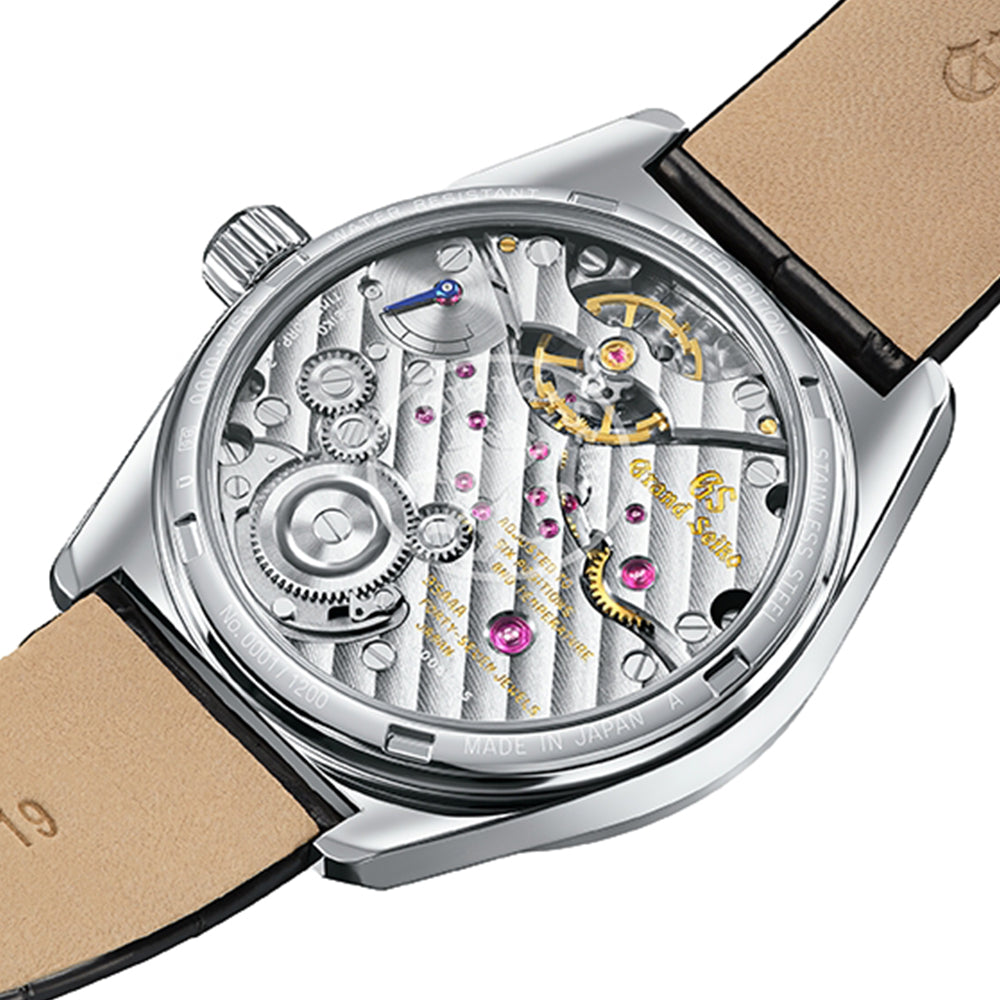 SLGW005 Limited Edition Heritage 45GS Hi-Beat 36000 38.8mm White Dial Leather Strap Watch - Perfect for Collectors & Vintage Watch Enthusiasts