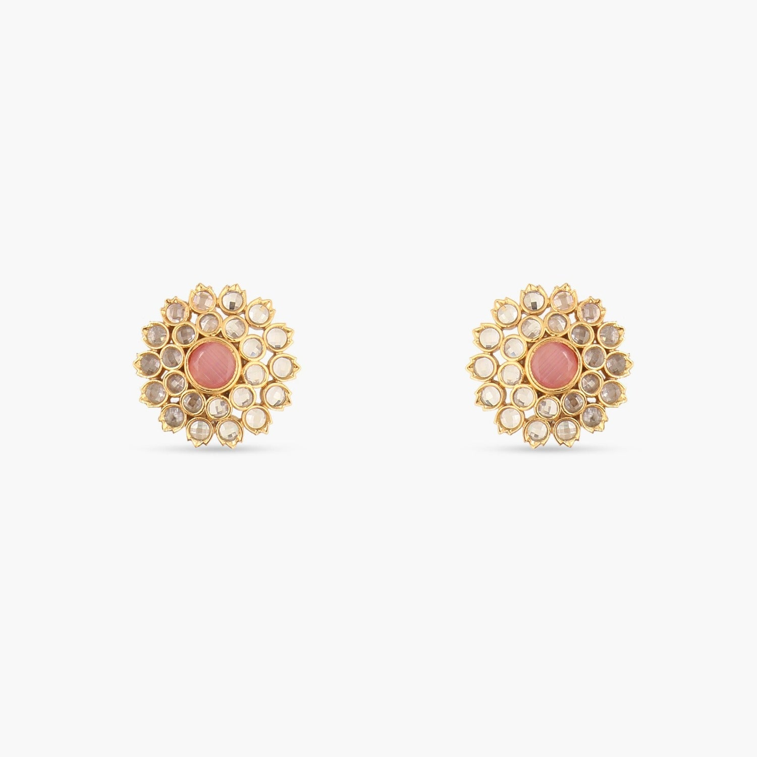 Shane Nakshatra Cubic Zirconia CZ Stud Earrings for Women - Hypoallergenic Fashion Jewelry Gift for Wedding, Party & Everyday Wear