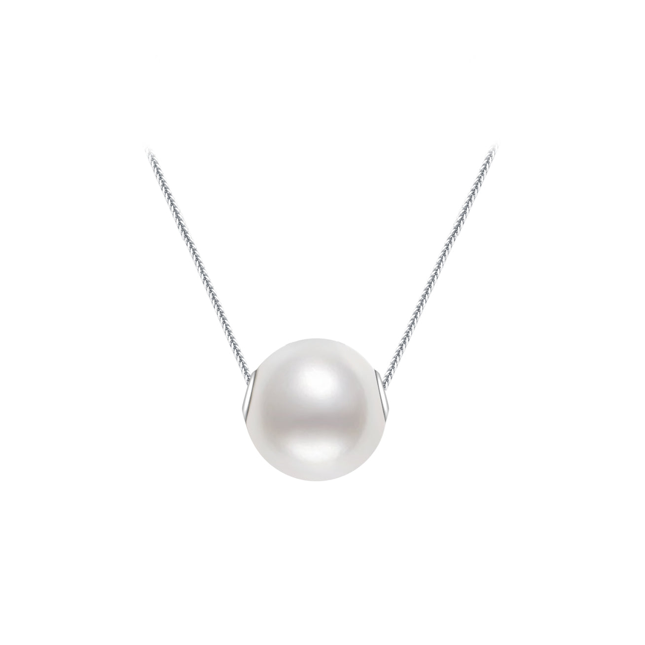 18K Solid Gold Australian White South Sea Pearl Necklace - Luxury Women's Jewelry Gift for Wedding, Anniversary & Special Occasions | Elegant Pearl Pendant for Formal Events & Evening Wear