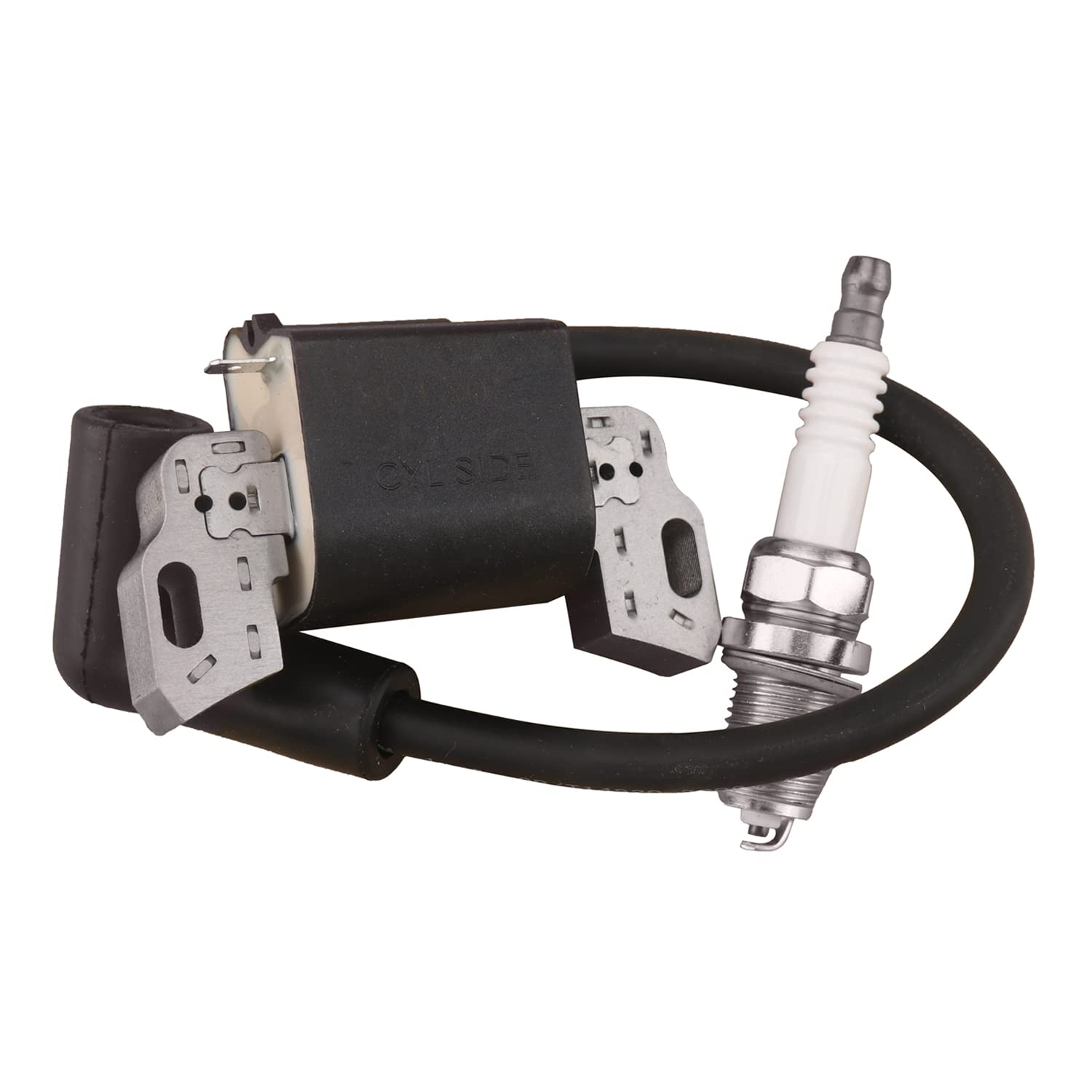 High-Performance Ignition Coil Module with Spark Plug for 08P502 09P602 09P702 Armature Magneto - Compatible with Lawn Mower Engines 593872 799582 - Perfect for Small Engine Repair & Maintenance
