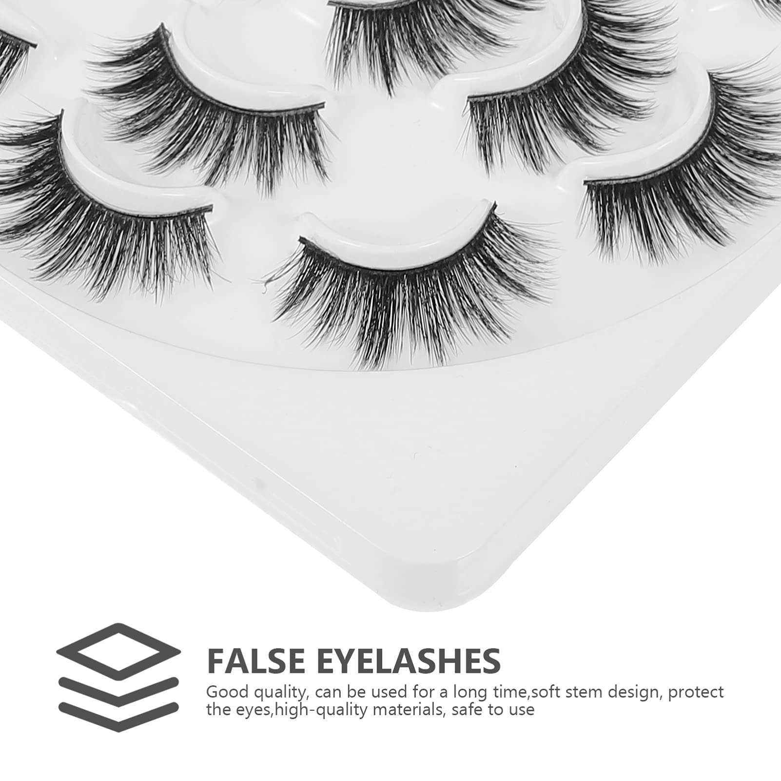 7 Pairs Criss-Cross Wispy Fake Eyelashes - 6D 3D Lotus Lash Extensions for Natural Volume & Length | Perfect for Bridal, Party & Night Out Makeup Looks
