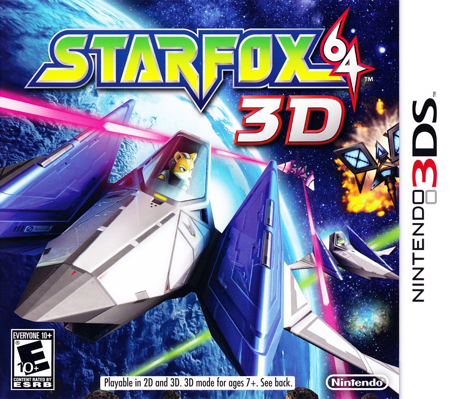 Used Star Fox 64 3DS Video Game - Nintendo 3DS Classic Space Shooter Adventure | Perfect for Collectors & Retro Gaming Enthusiasts