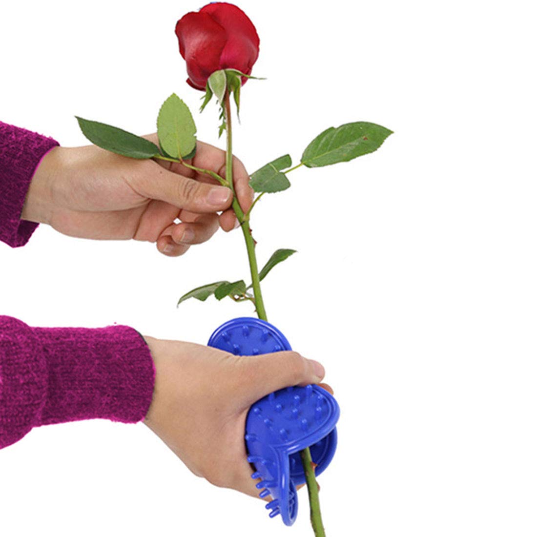 3-Pack Rose Thorn Stripper Tool Set - 2 Plastic & 1 Metal Rose Stem Strippers for Florists | DIY Garden Flower Thorn Remover for Bouquets, Arrangements & Wedding Flowers | Perfect for Professional Florists & Home Gardeners
