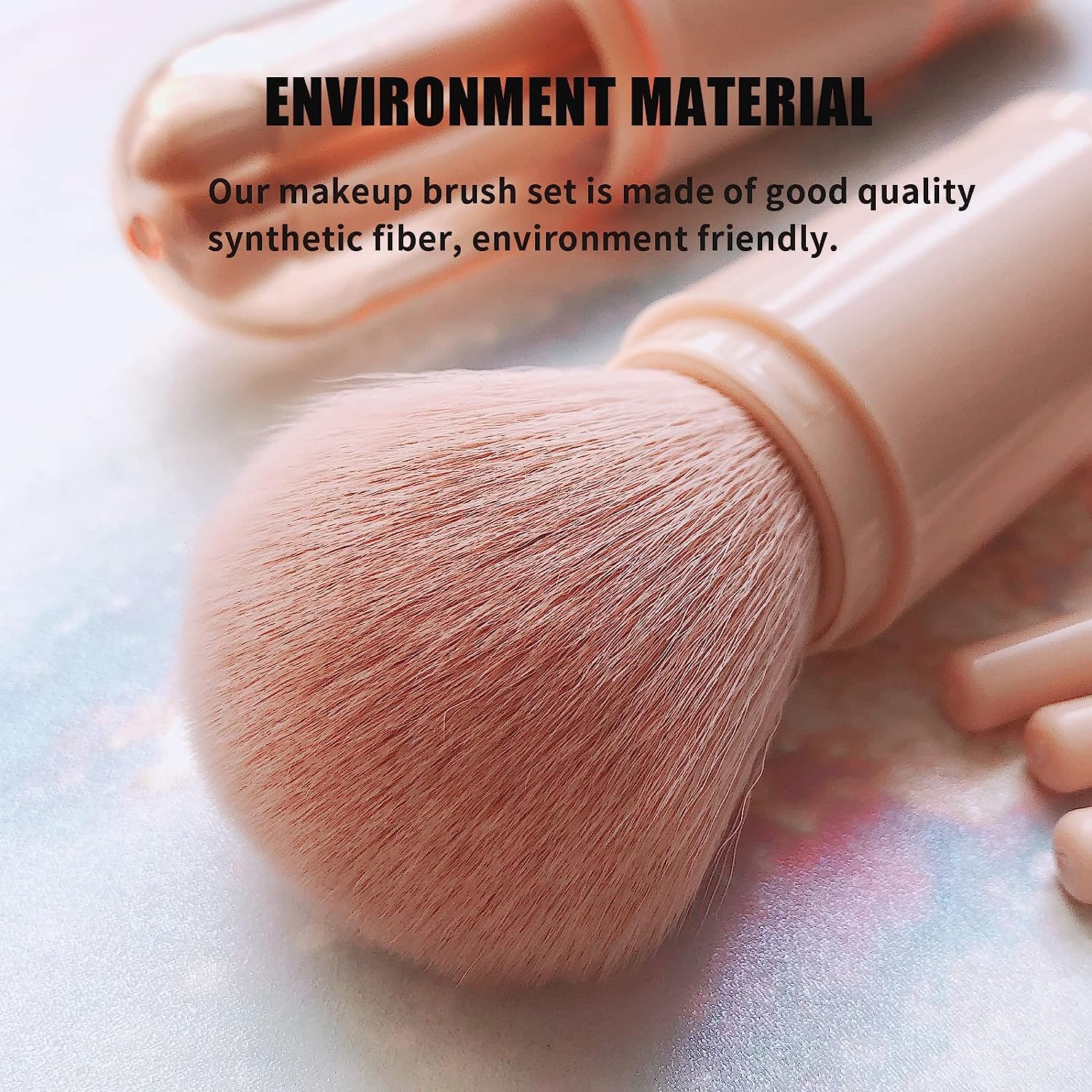 DD Retails 4-in-1 Retractable Makeup Brush Set - Portable Telescopic Cosmetic Brushes for Women with Lip, Highlight, Eyeshadow & Foundation Brush (Pack of 1) | Perfect for Travel, On-the-Go Touch Ups & Professional Makeup Application