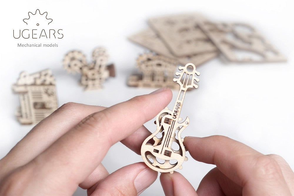 UGears U Fidget Creation - 3D Wooden Puzzle Fidget Toy for Adults & Kids - Stress Relief & Focus Tool - Perfect for Office, Home & Classroom Use