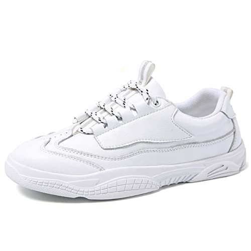 Jackcuz Women's White Low Cut Fashion Sneakers - Comfortable Walking & Running Shoes for Casual Wear | Perfect for Gym, Workout, and Everyday Outfits
